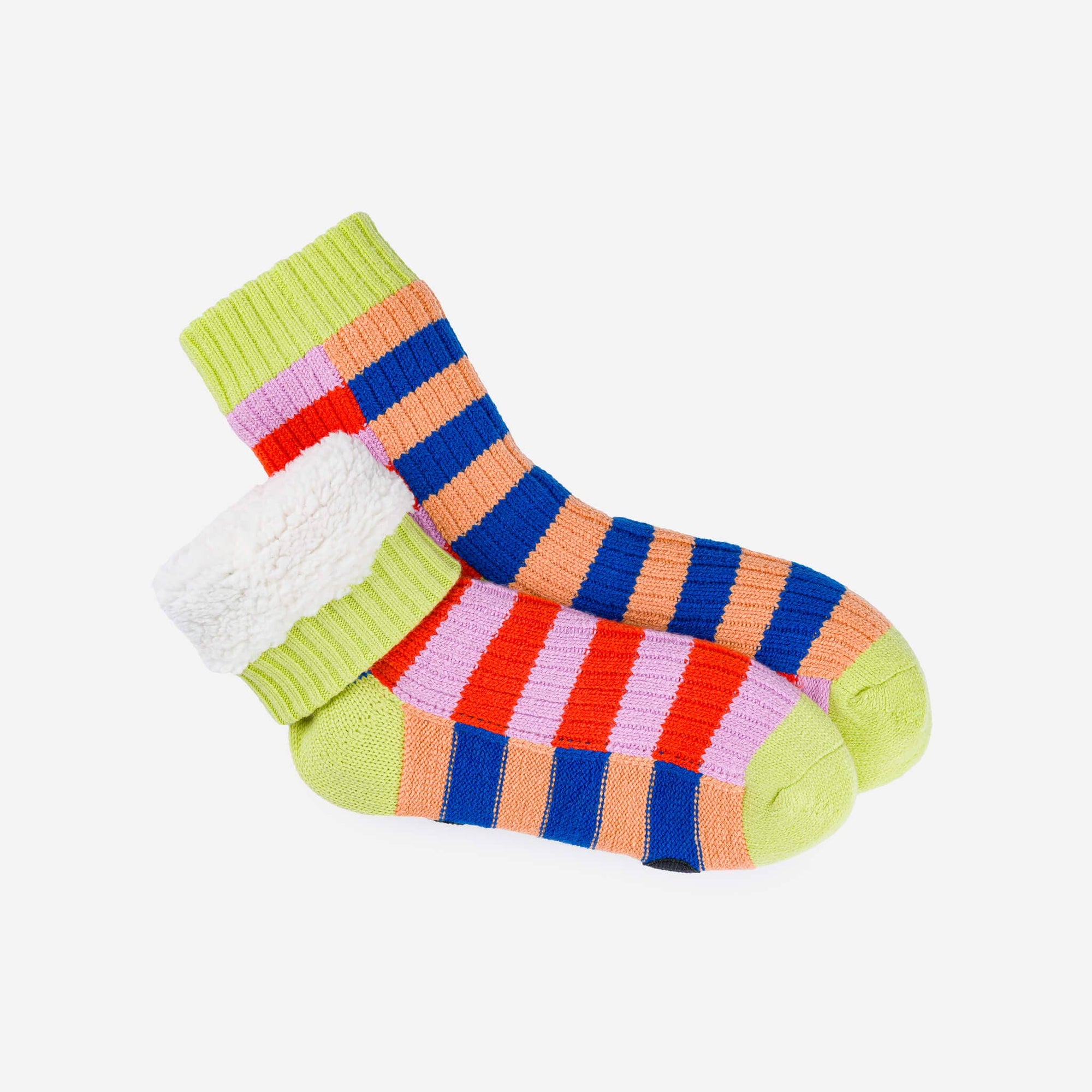 Super Stripe Knit House Socks