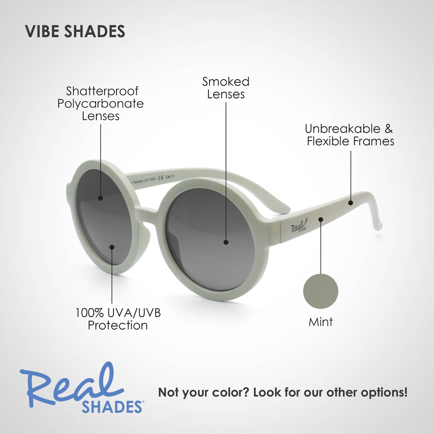 Vibe Flexible Baby Sunglasses  - Ages 0+