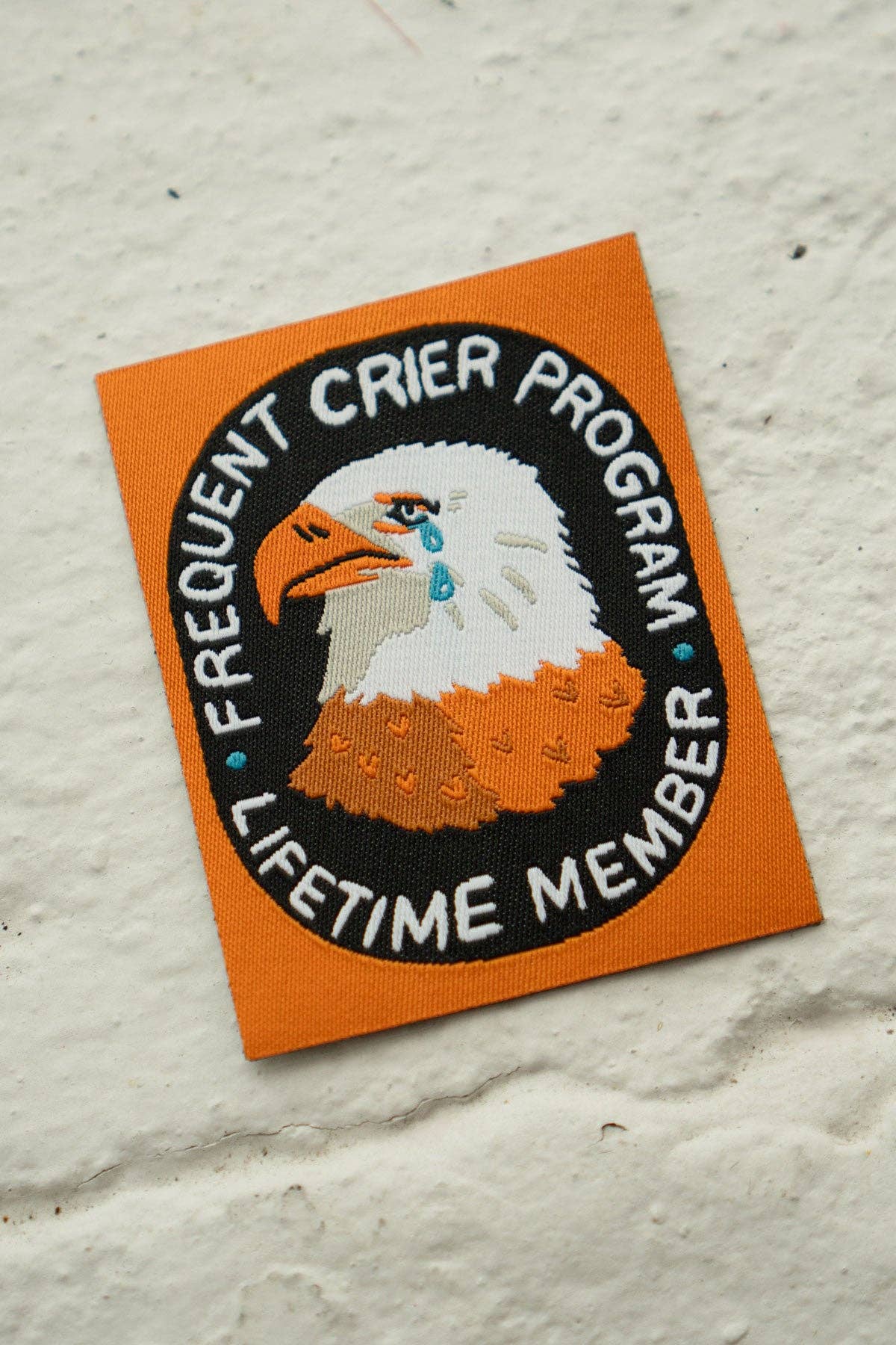 Frequent Crier Program - Woven Sticky Patch
