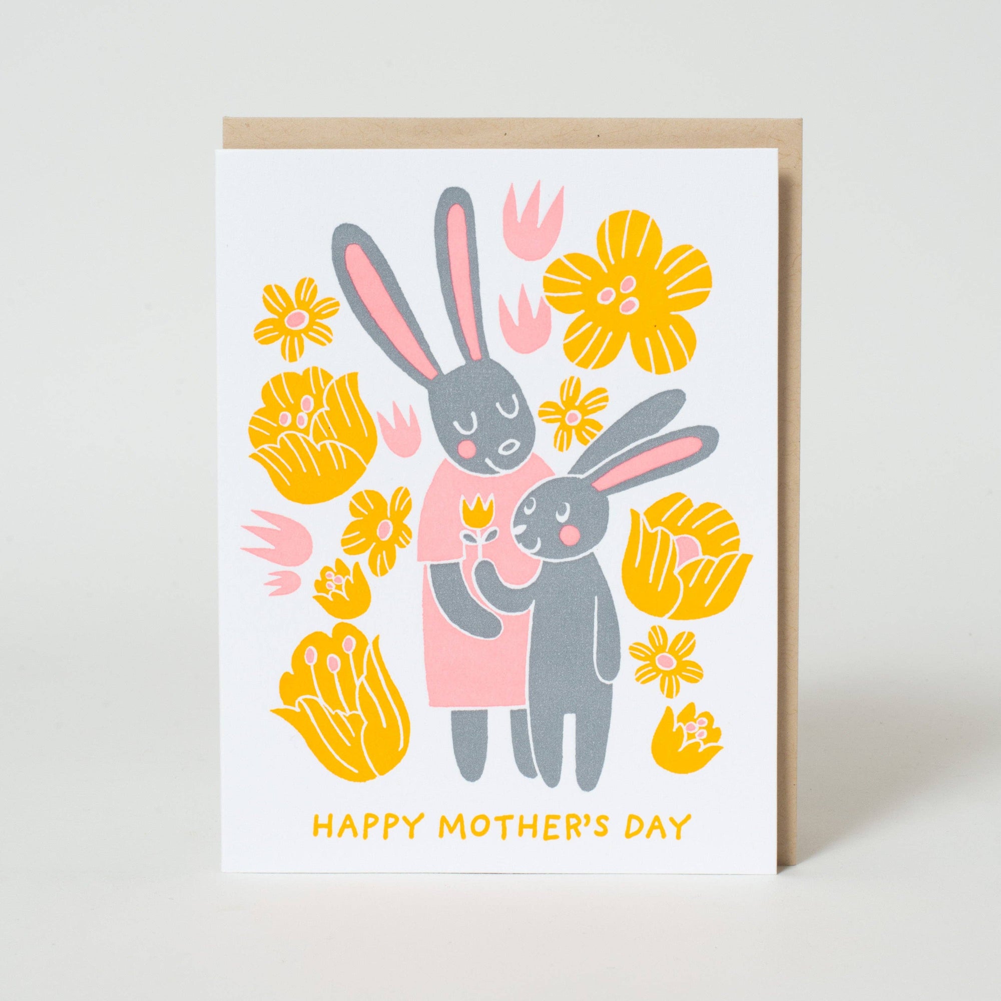 Mother's Day Bunnies Card by Fugu Fugu