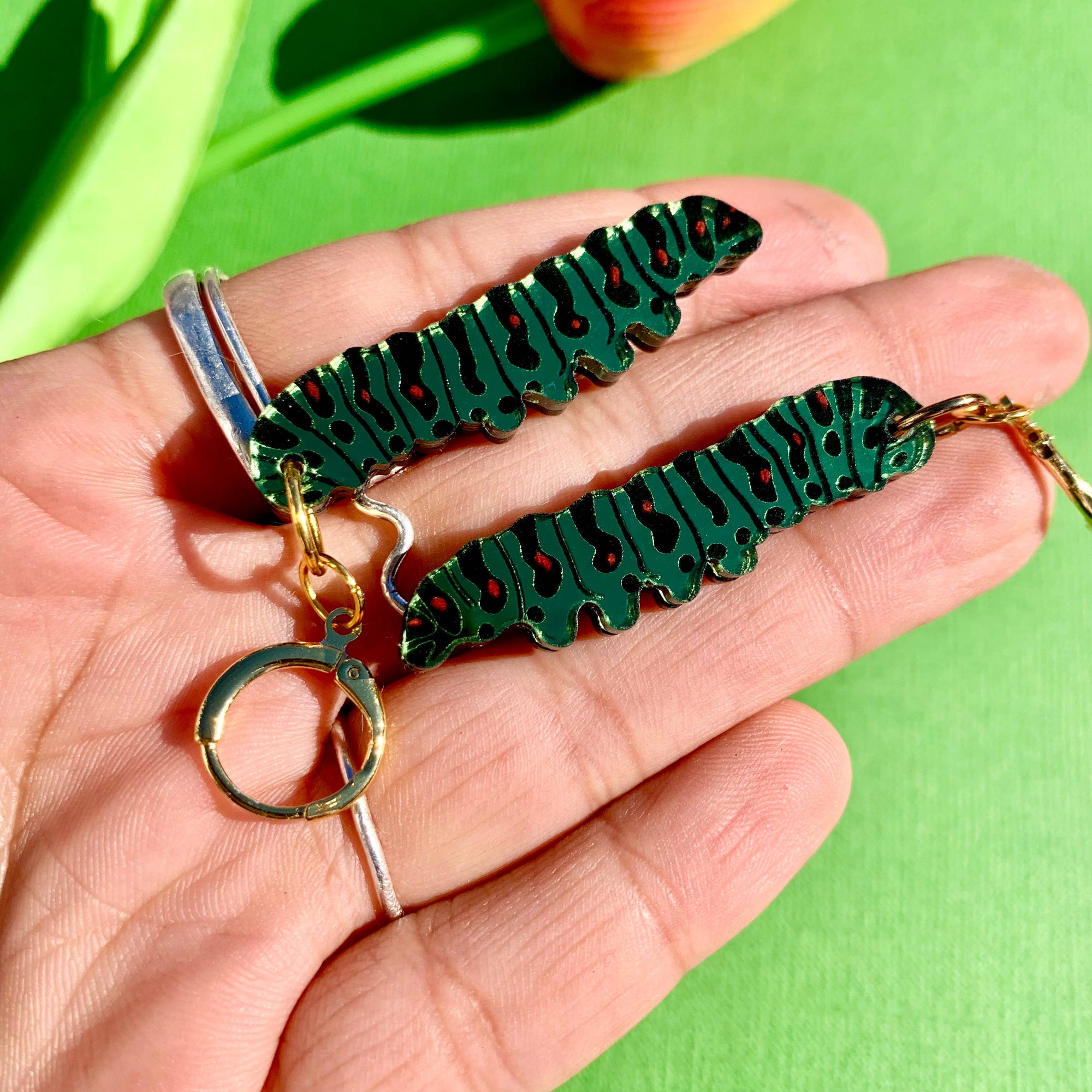 Caterpillar Earrings