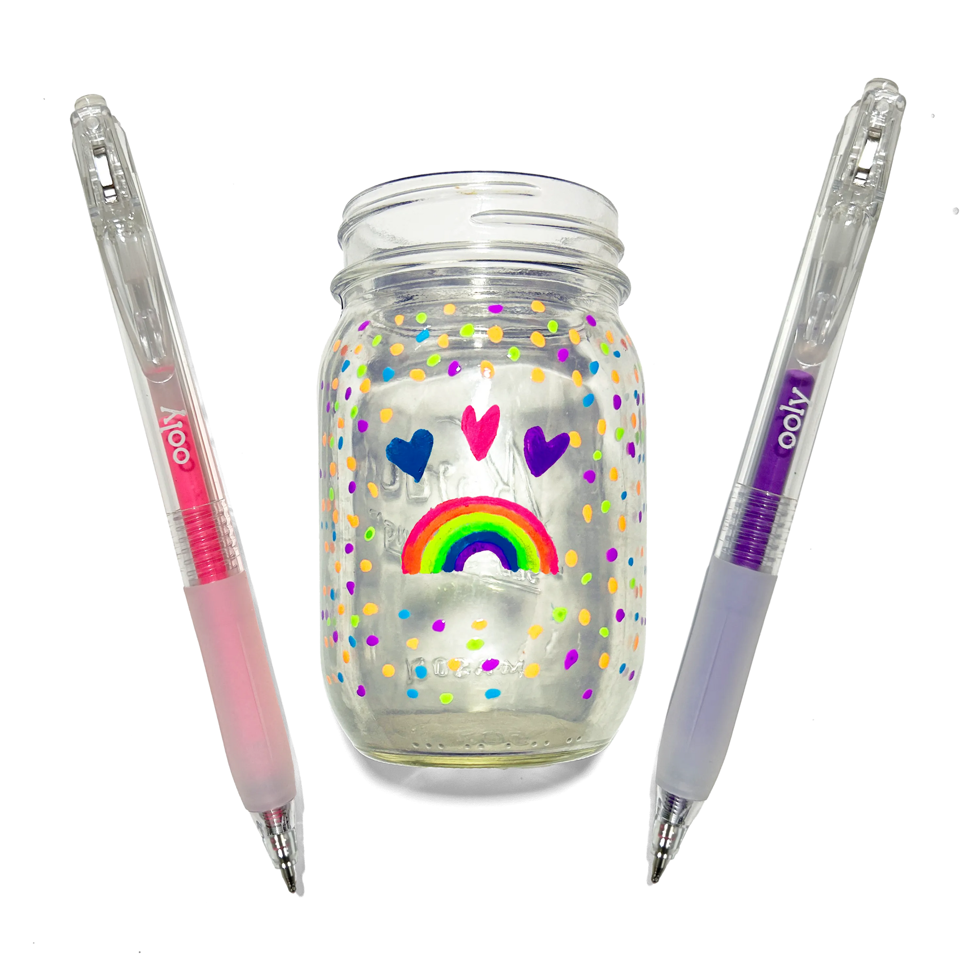 Jelly Gloss Neon Multi-Surface Deco Gel Pens - Set of 6