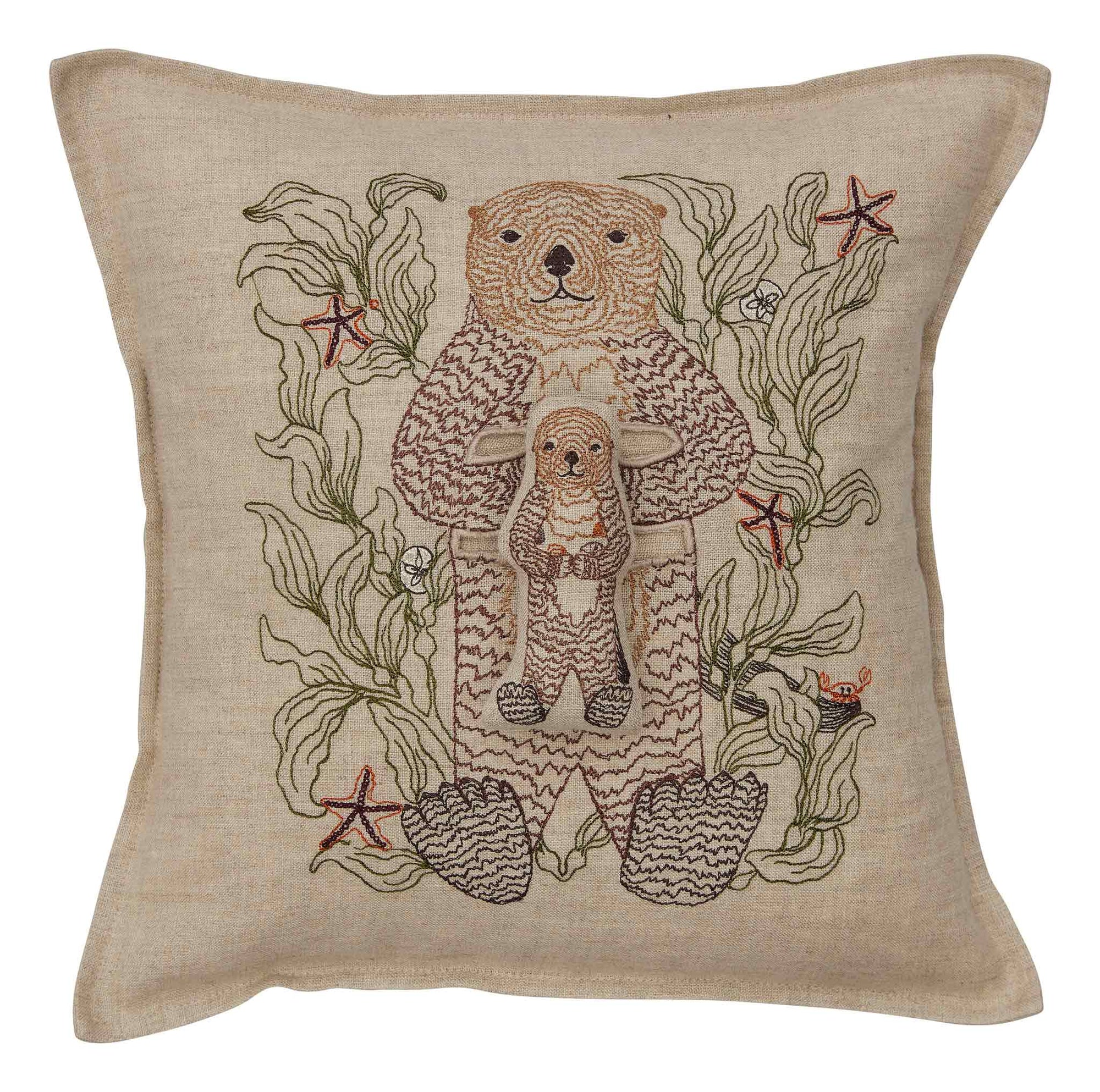 Otter Mama Pocket Pillow