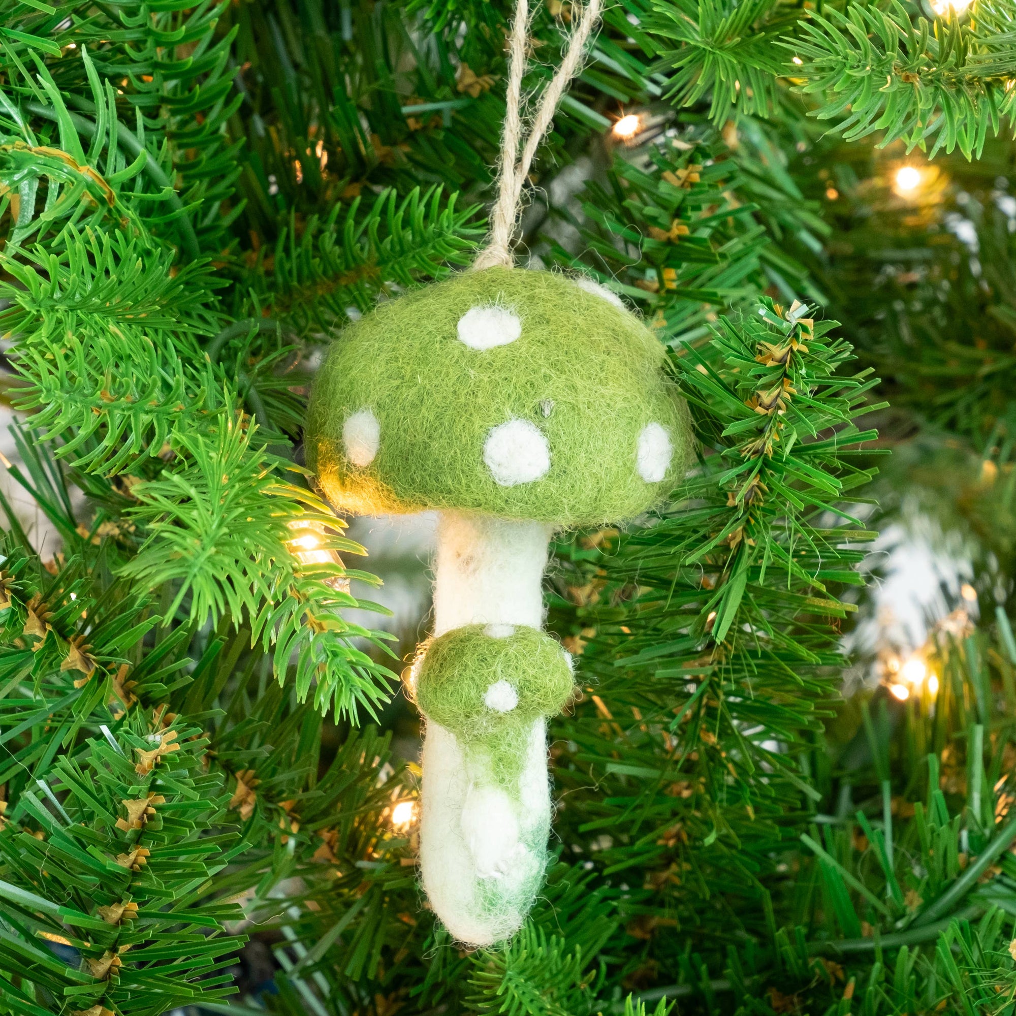 Felt Mushroom Ornaments