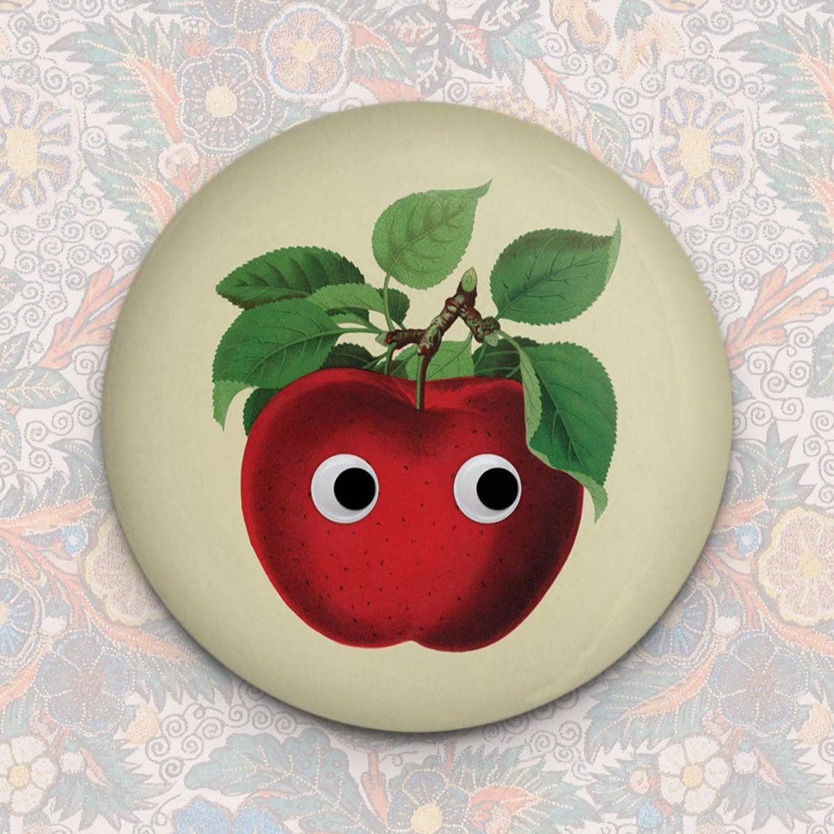 Googly Apple Magnet