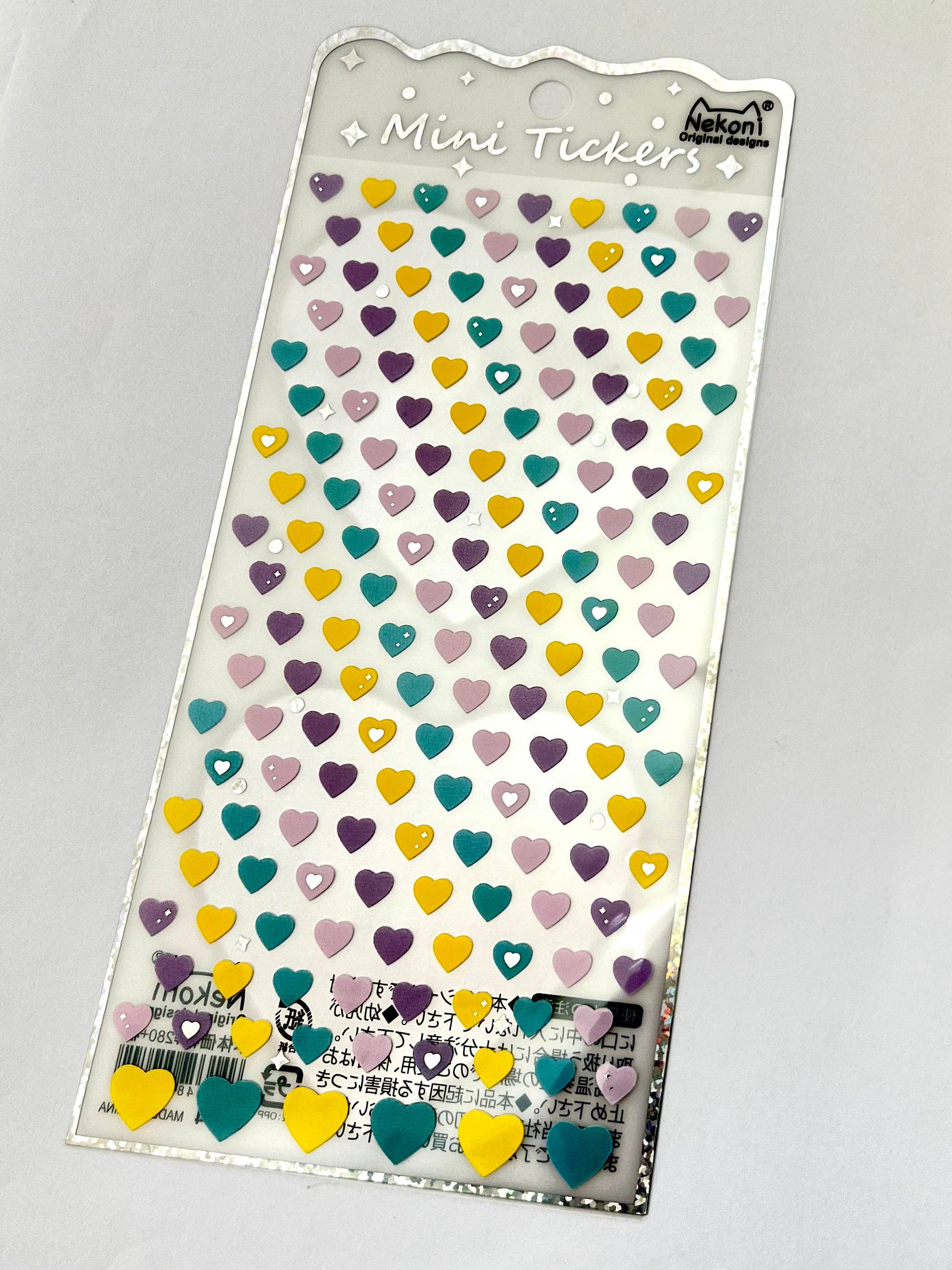 MINI COOL HEARTS STICKERS