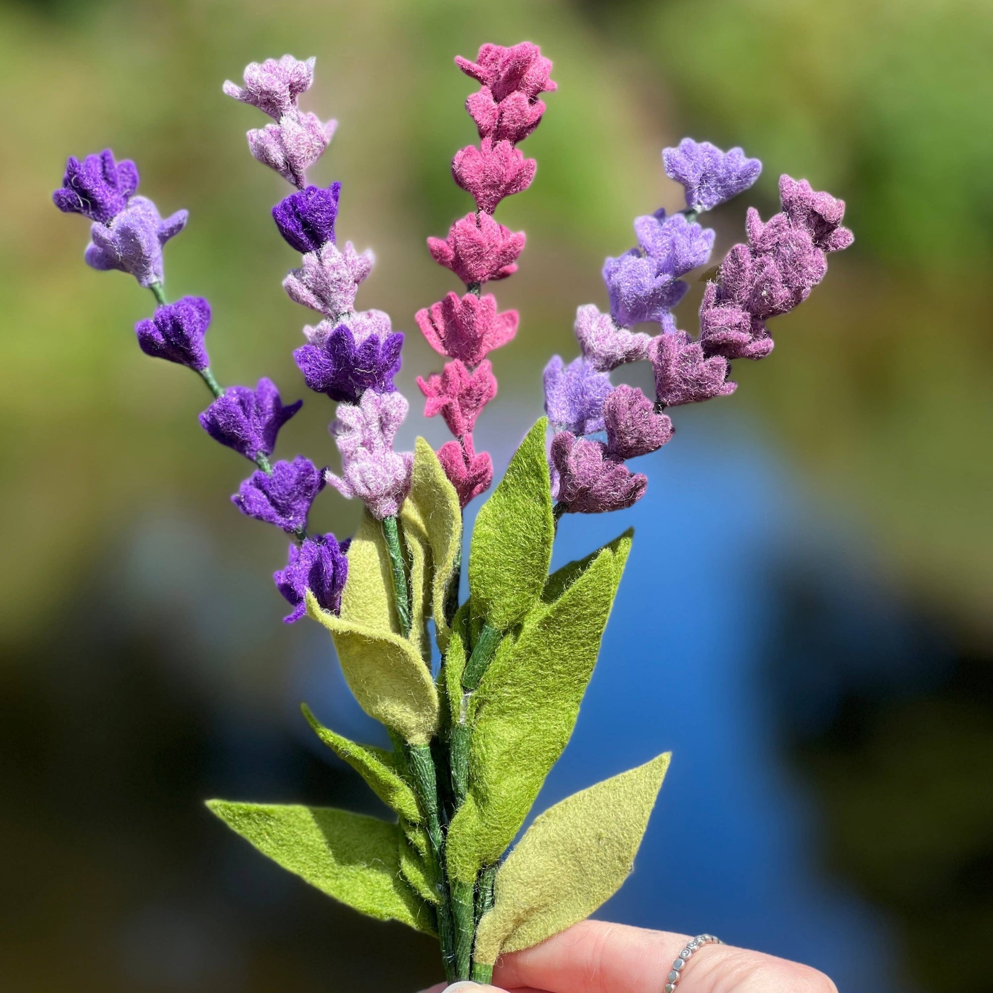 Felt Lavender Flower Craft Kit