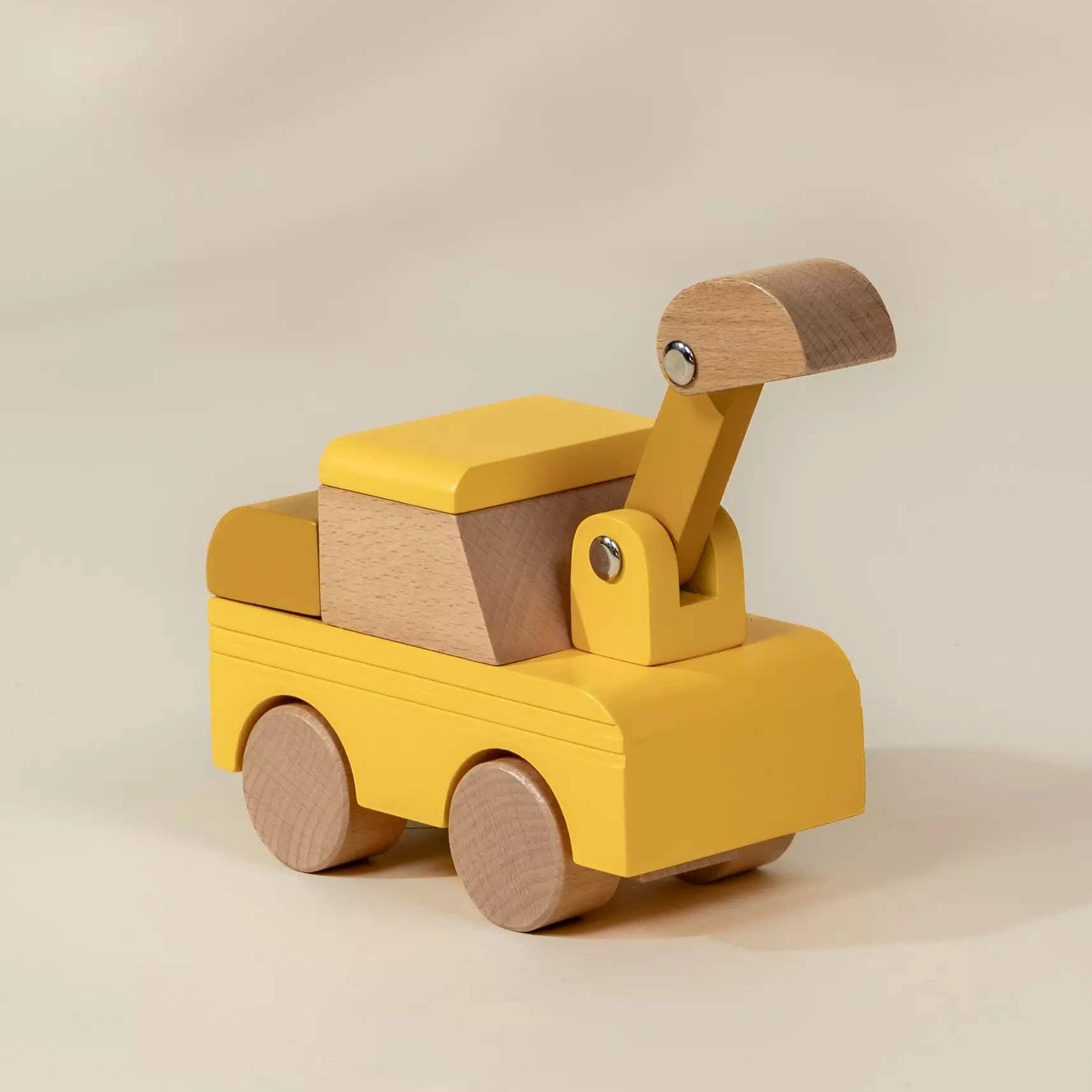 Wooden Construction Vehicle - Excavator