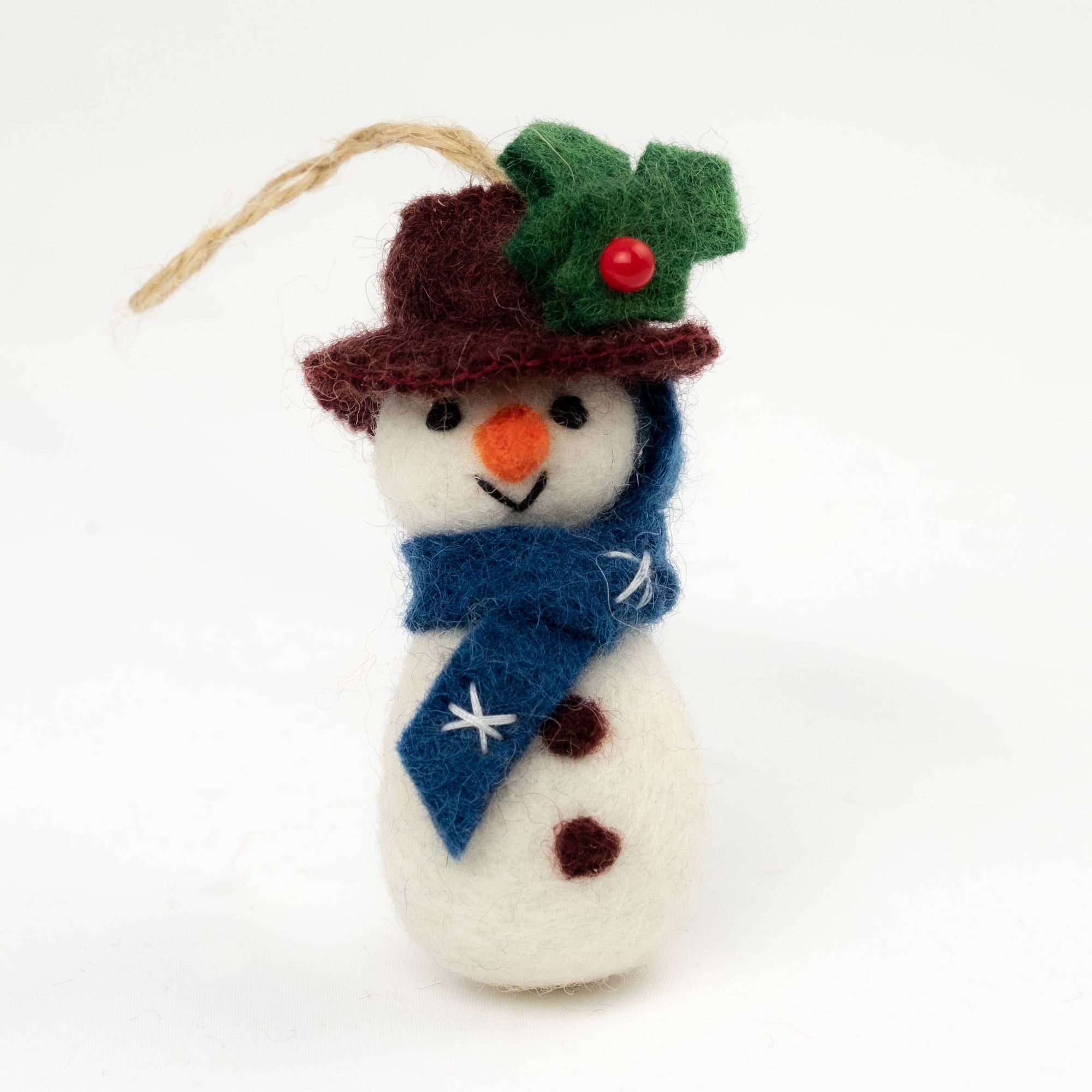 Winter Felt Snowmen Ornament