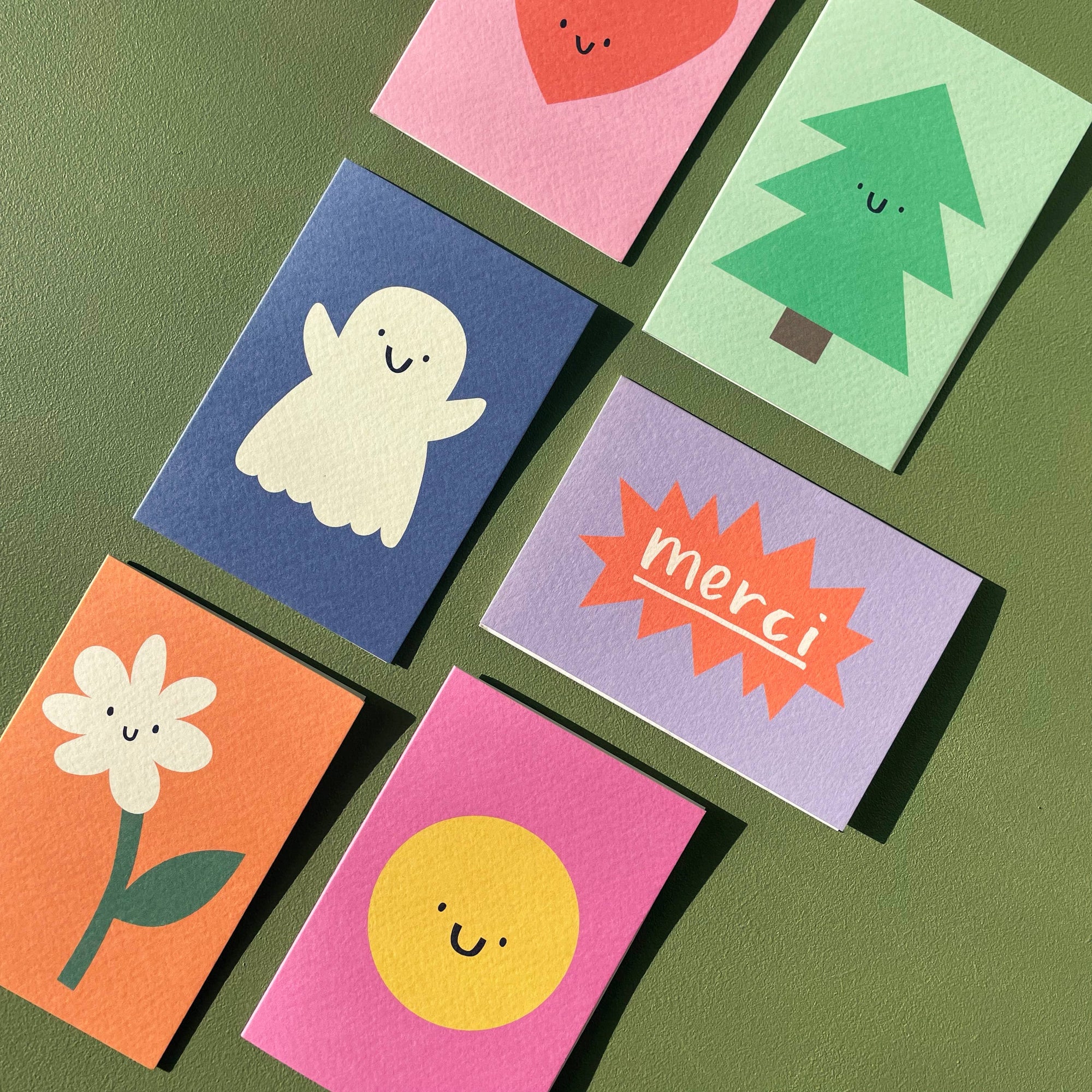 Mini Merci Cards - Pack of 6