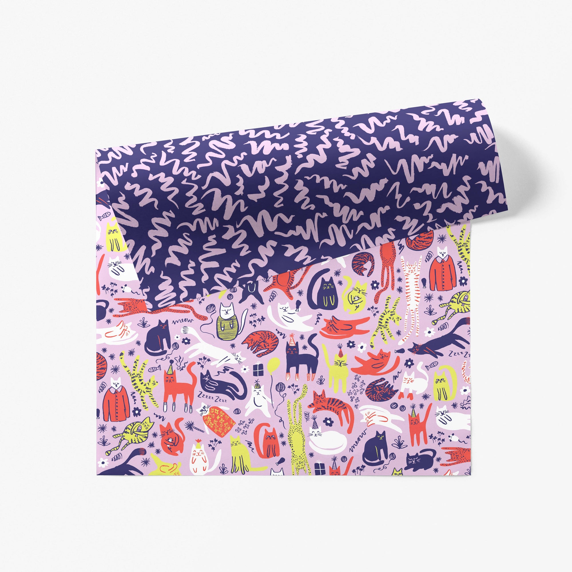 Catnip Lane Gift Wrap: - Roll of 3 Sheets