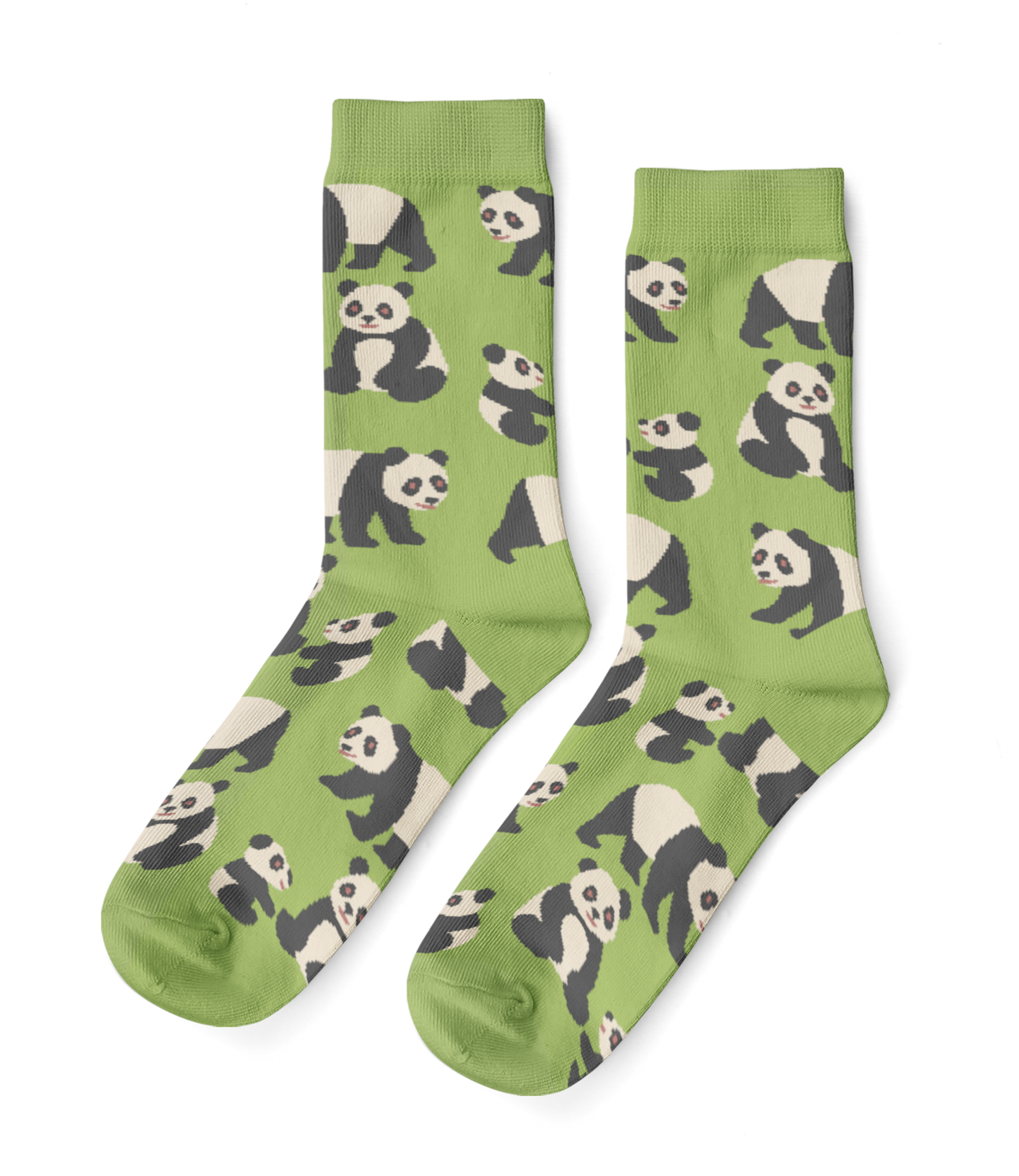 Panda - Large Crew Socks