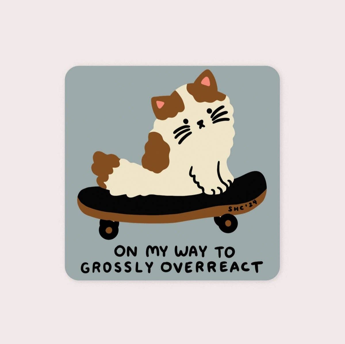 Overreact Vinyl Sticker