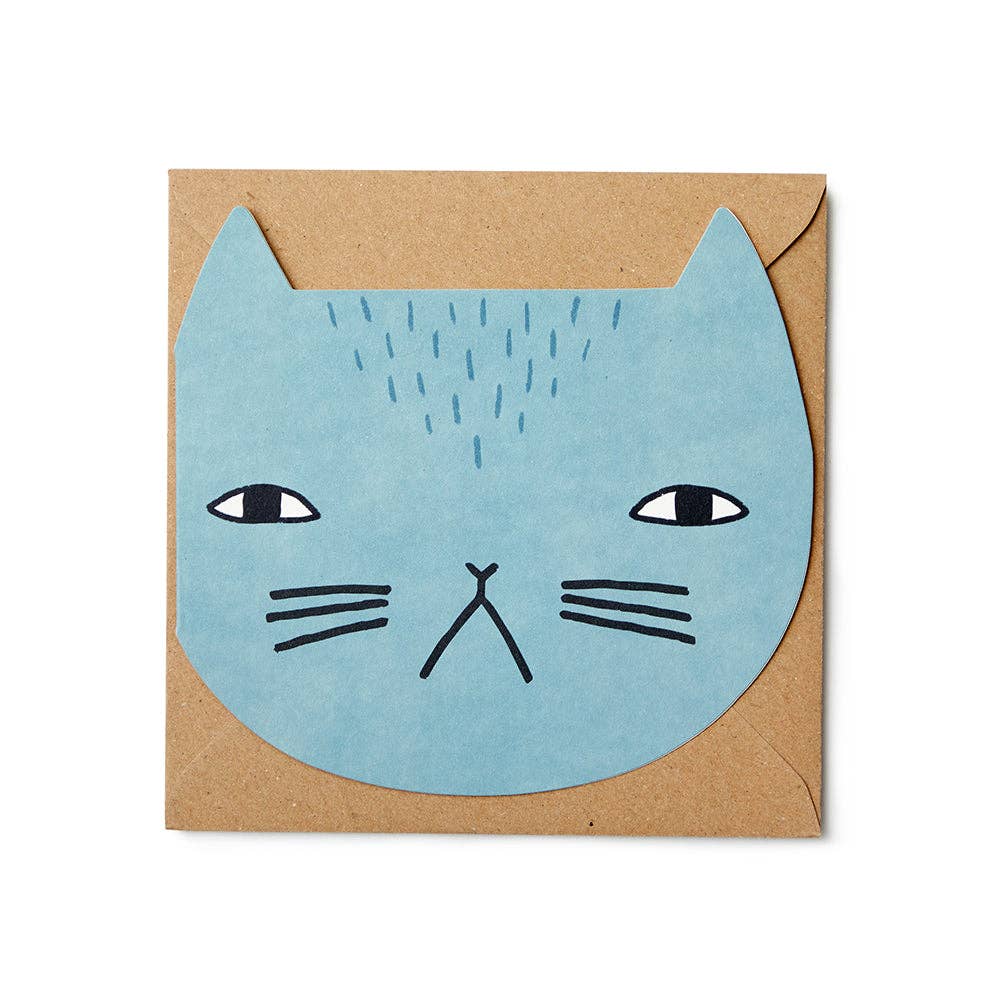 Cat Cut-Out Card