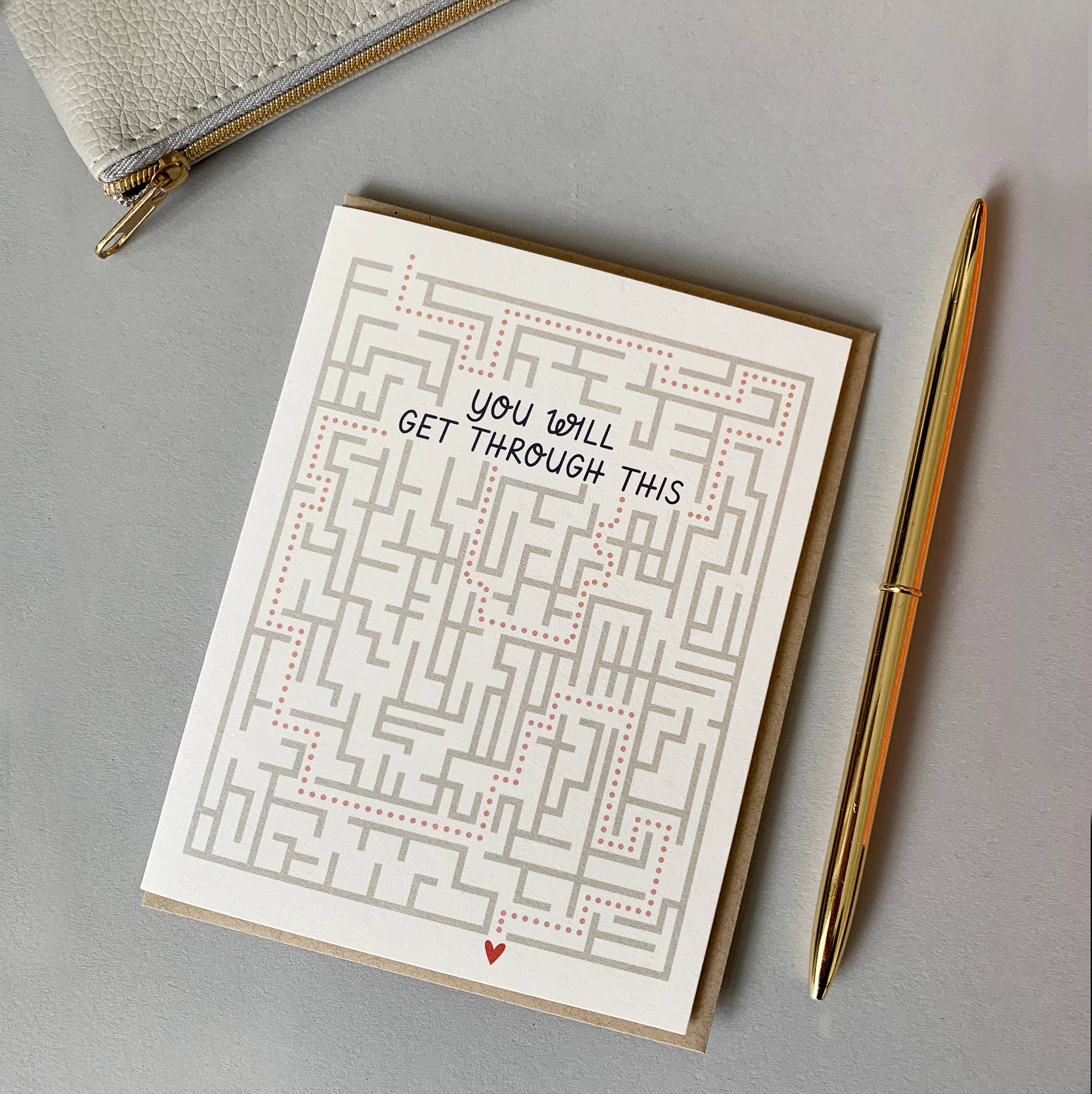 Get Through This Maze Sympathy Card…