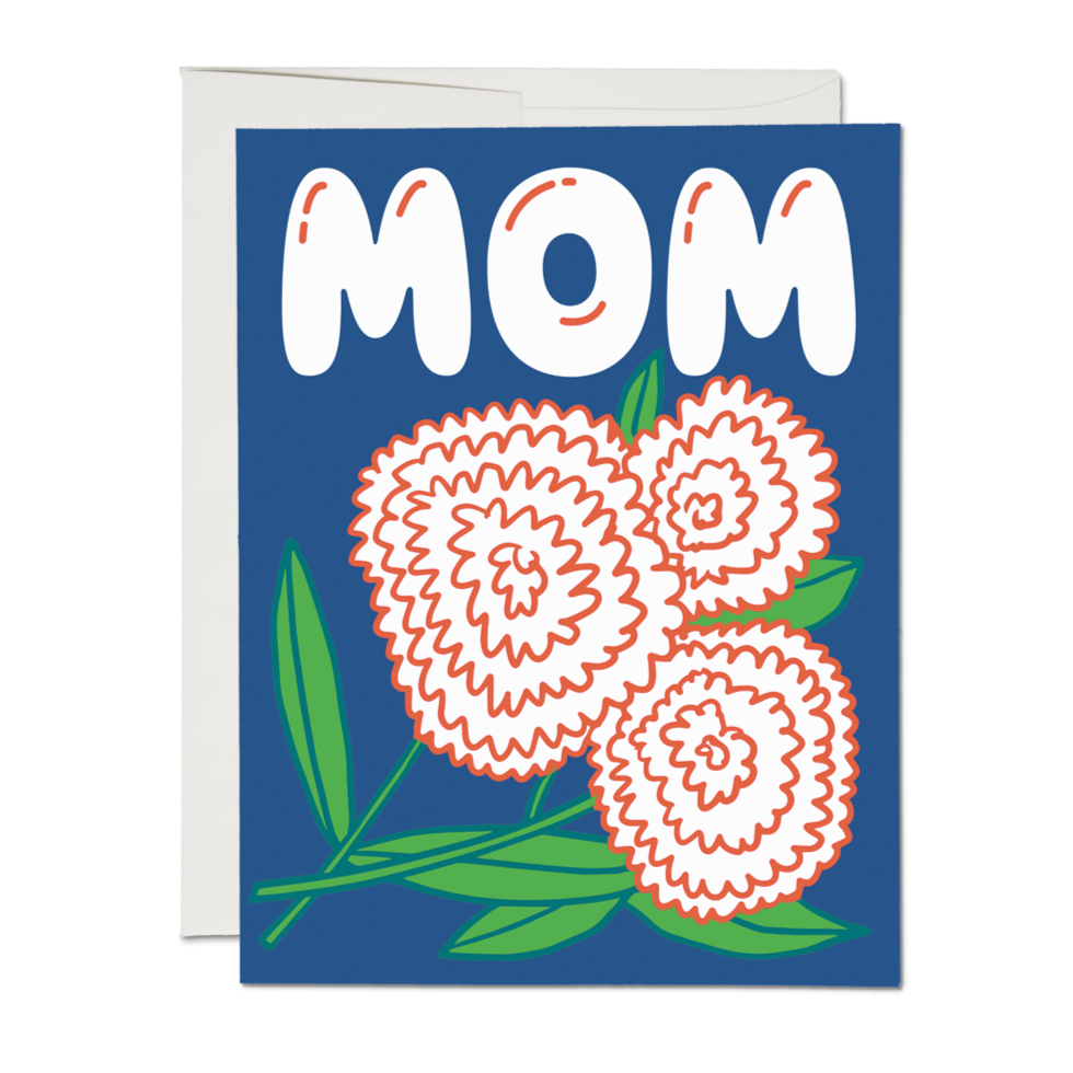 Zinnia Mom card