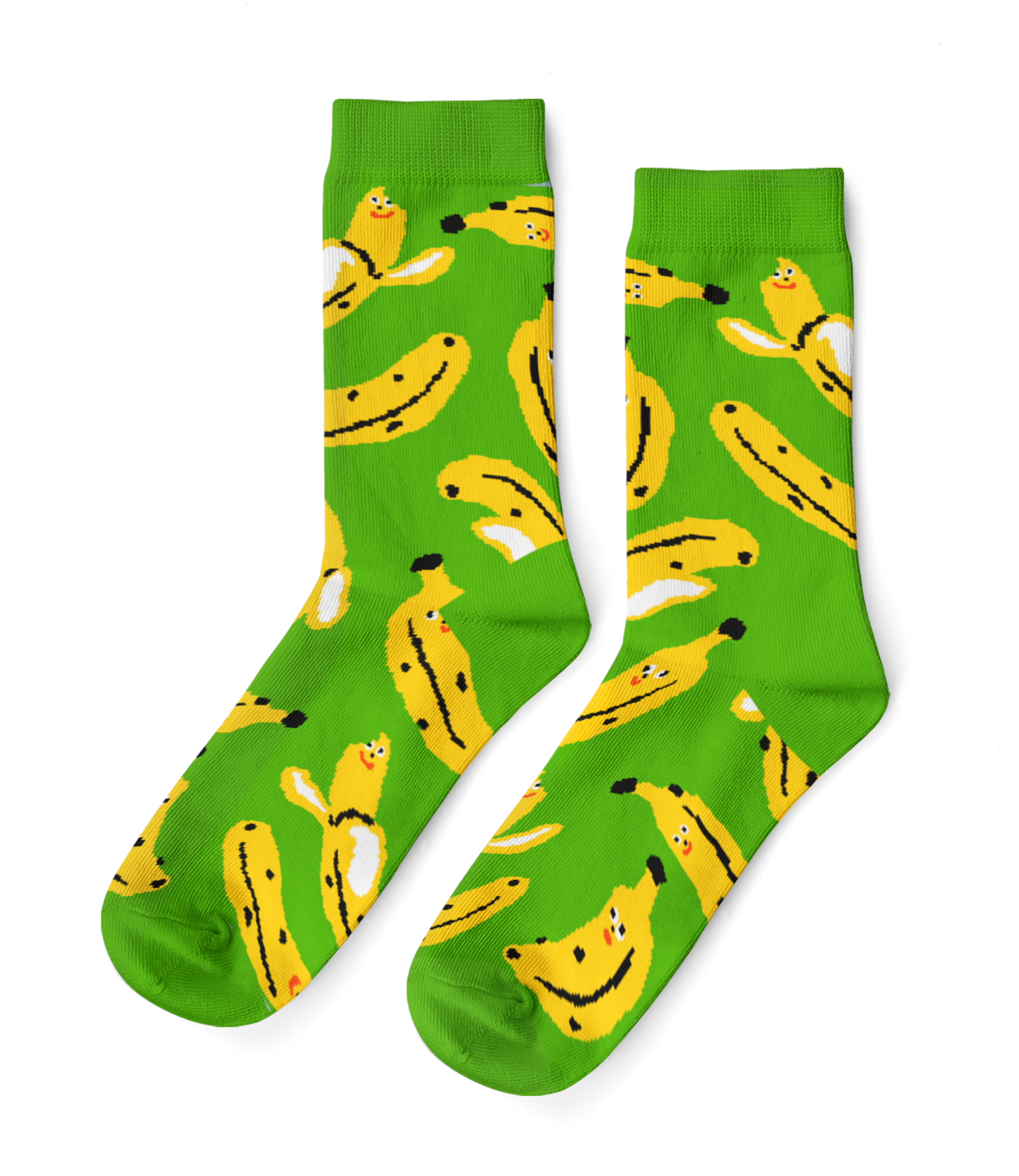 Kristina Micotti Banana - Large Crew Socks