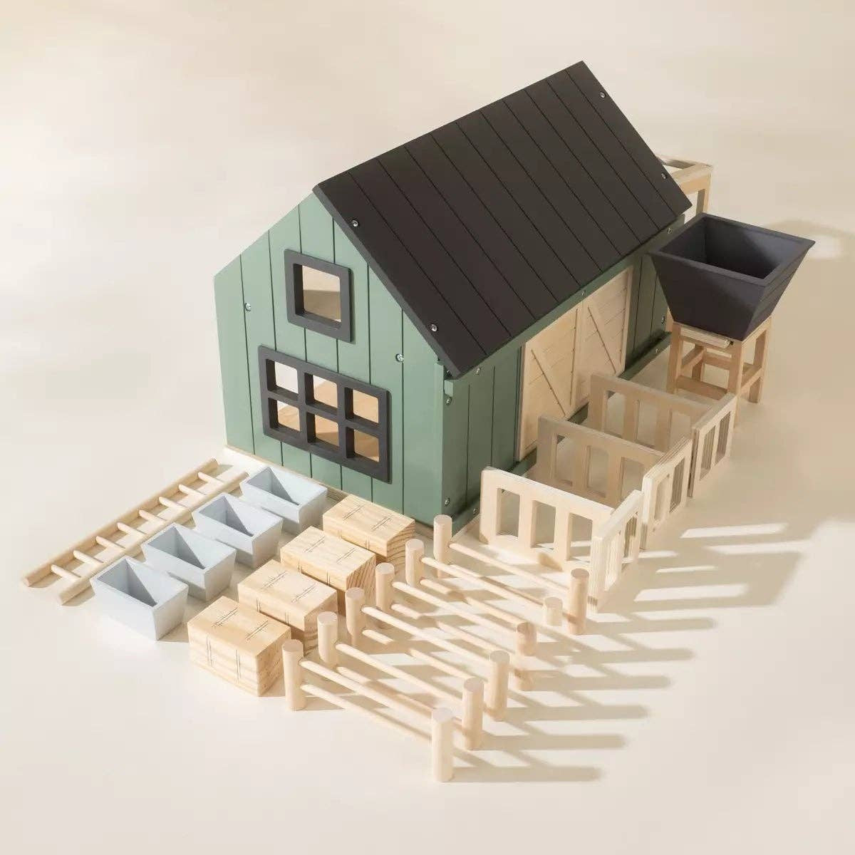 Wooden Farm & Accessories Set