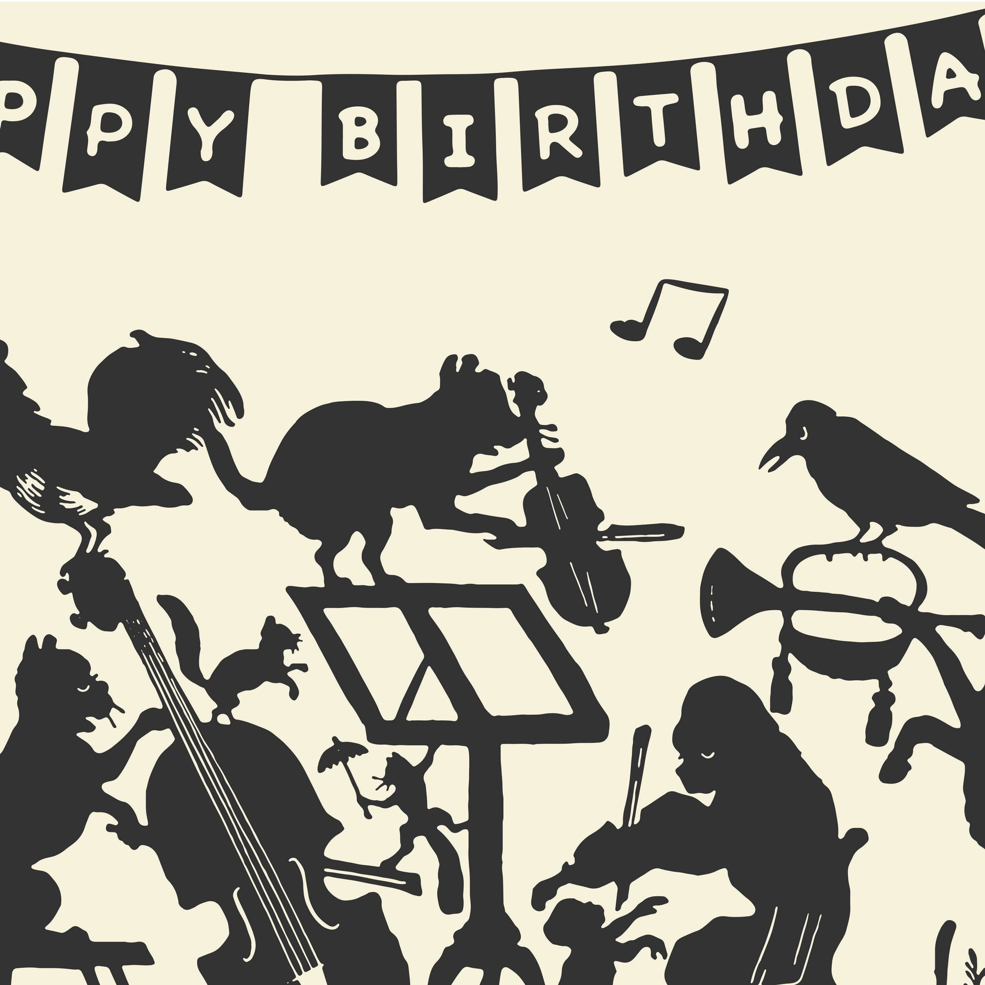 Birthday Animals Greeting Card