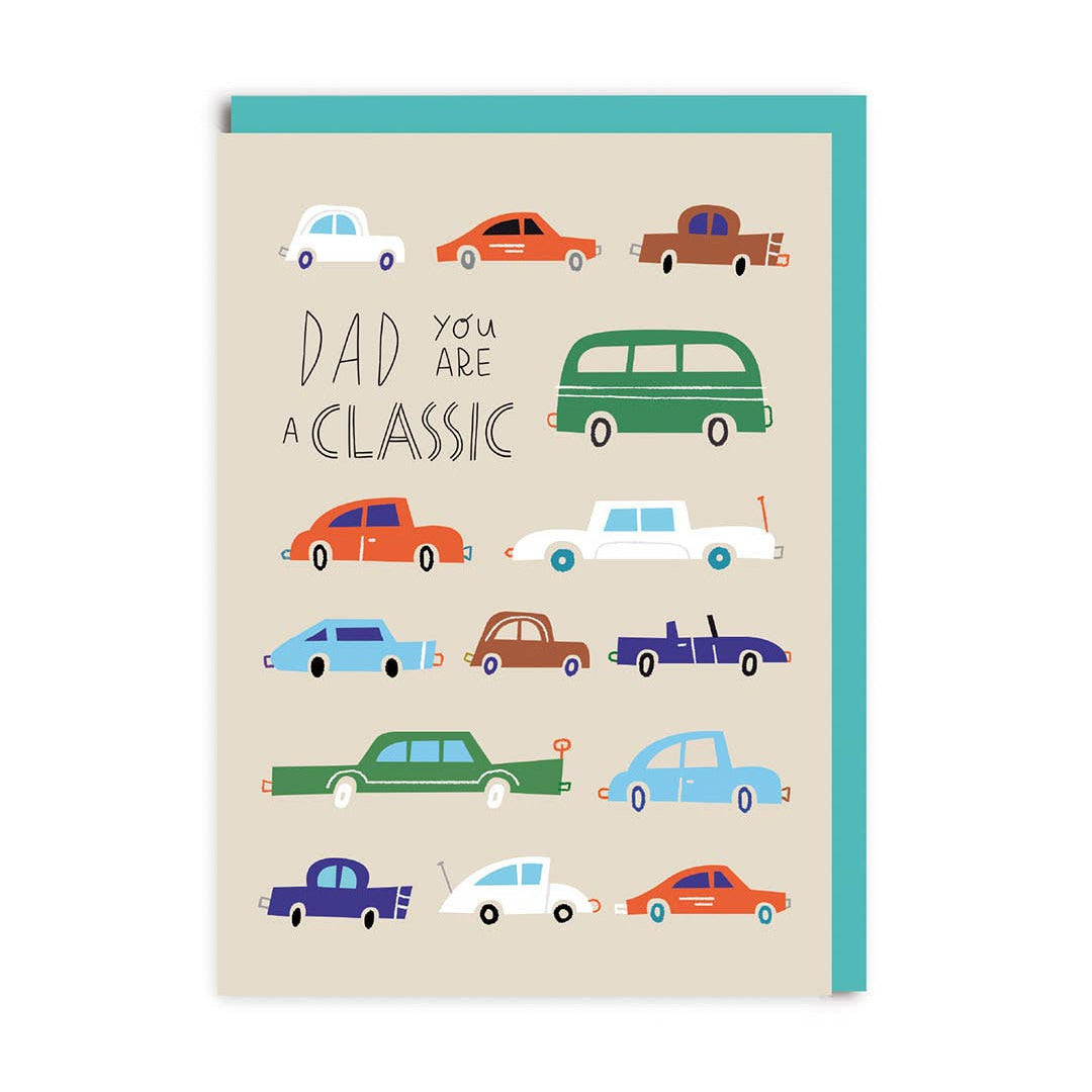 Dad Classic Car Card