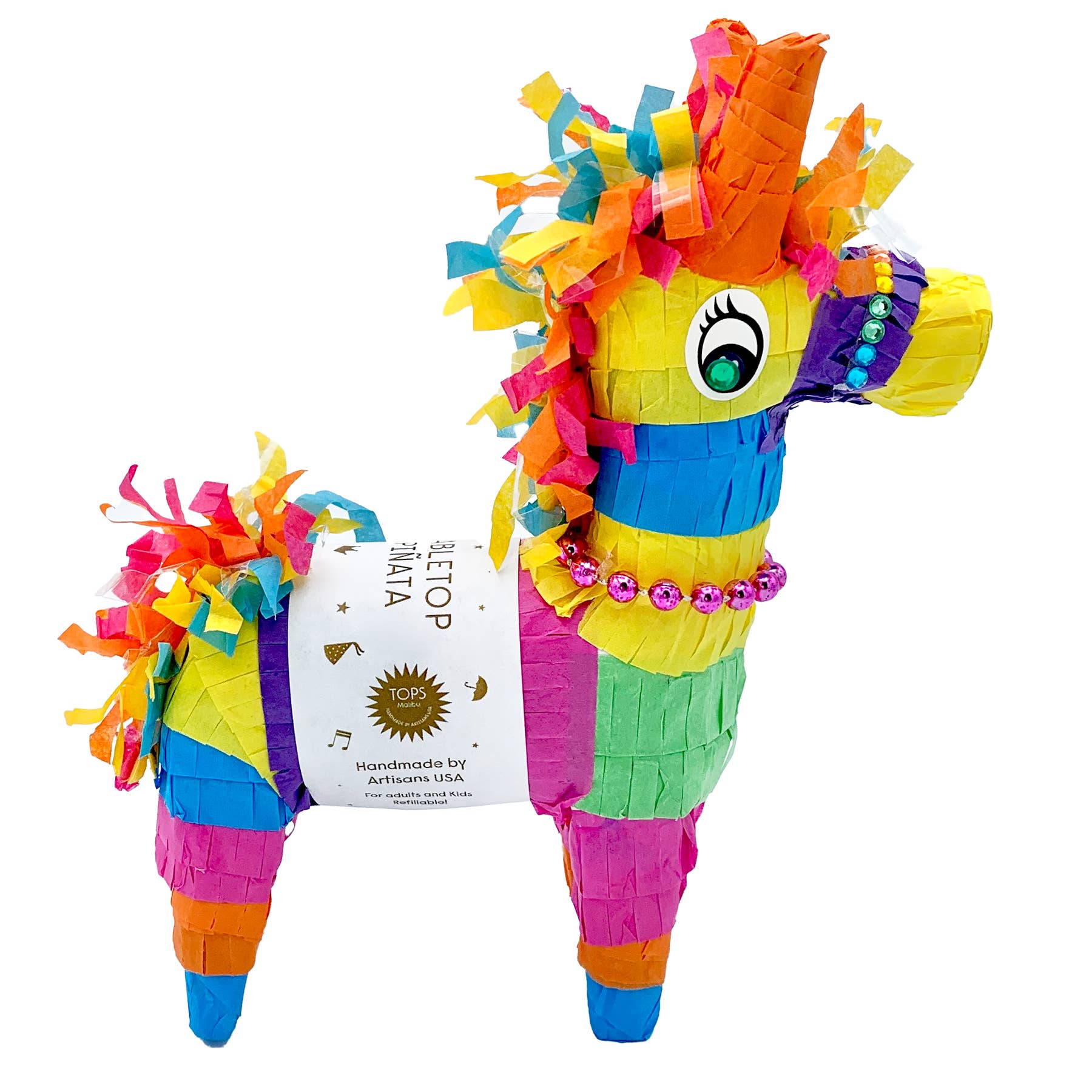 Filled 8" Tabletop Piñata - Pony - Assorted Colors