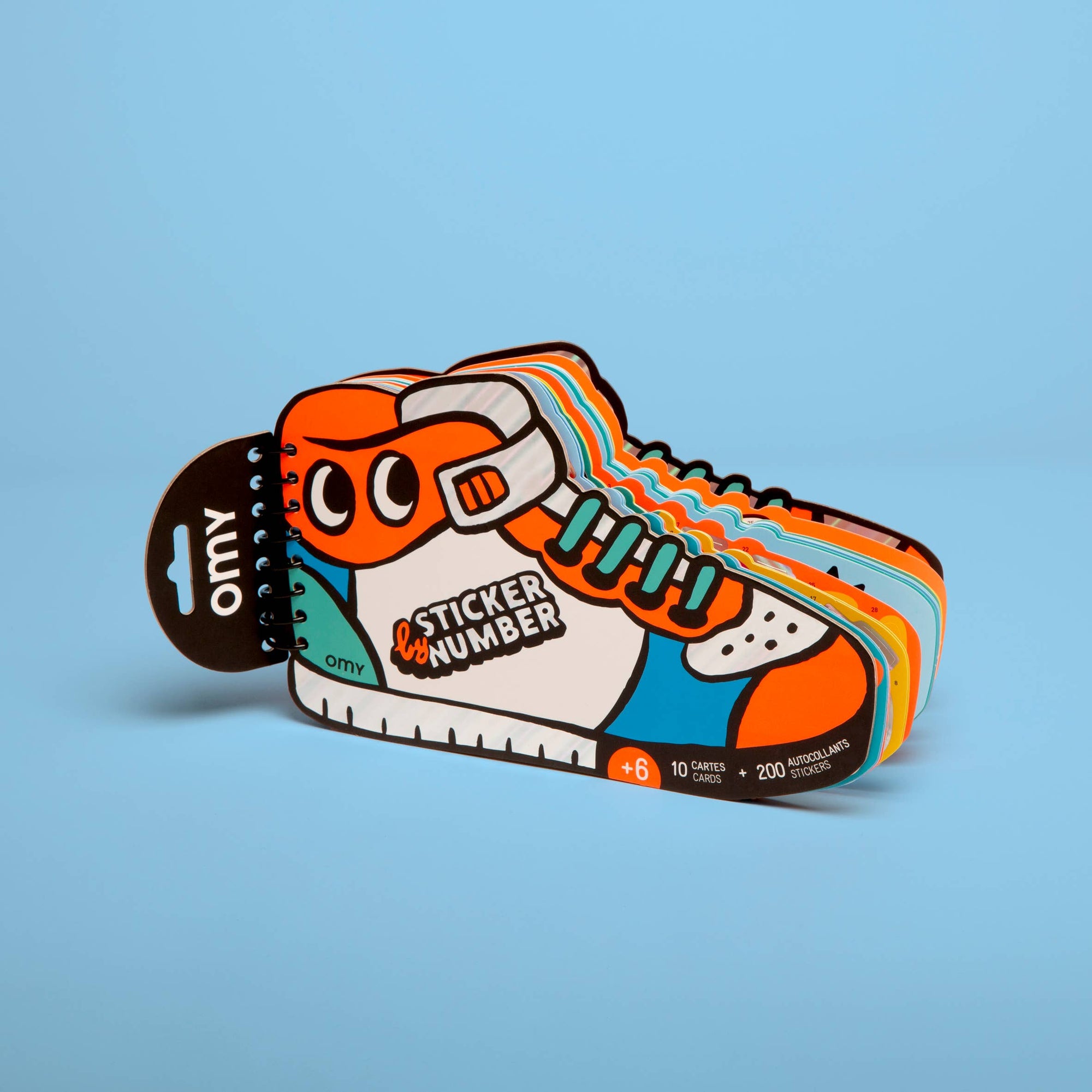 Sticker by number book - Sneakers