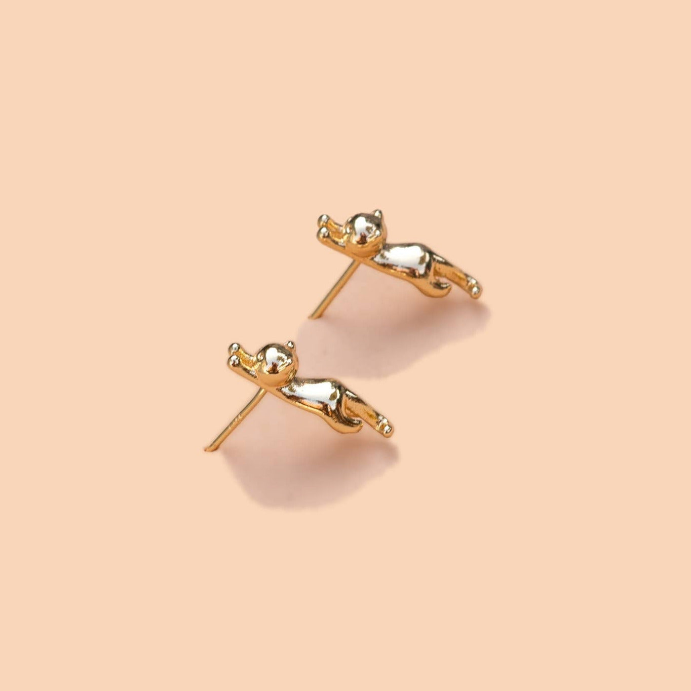 Meow Studs - 18K Gold Plated