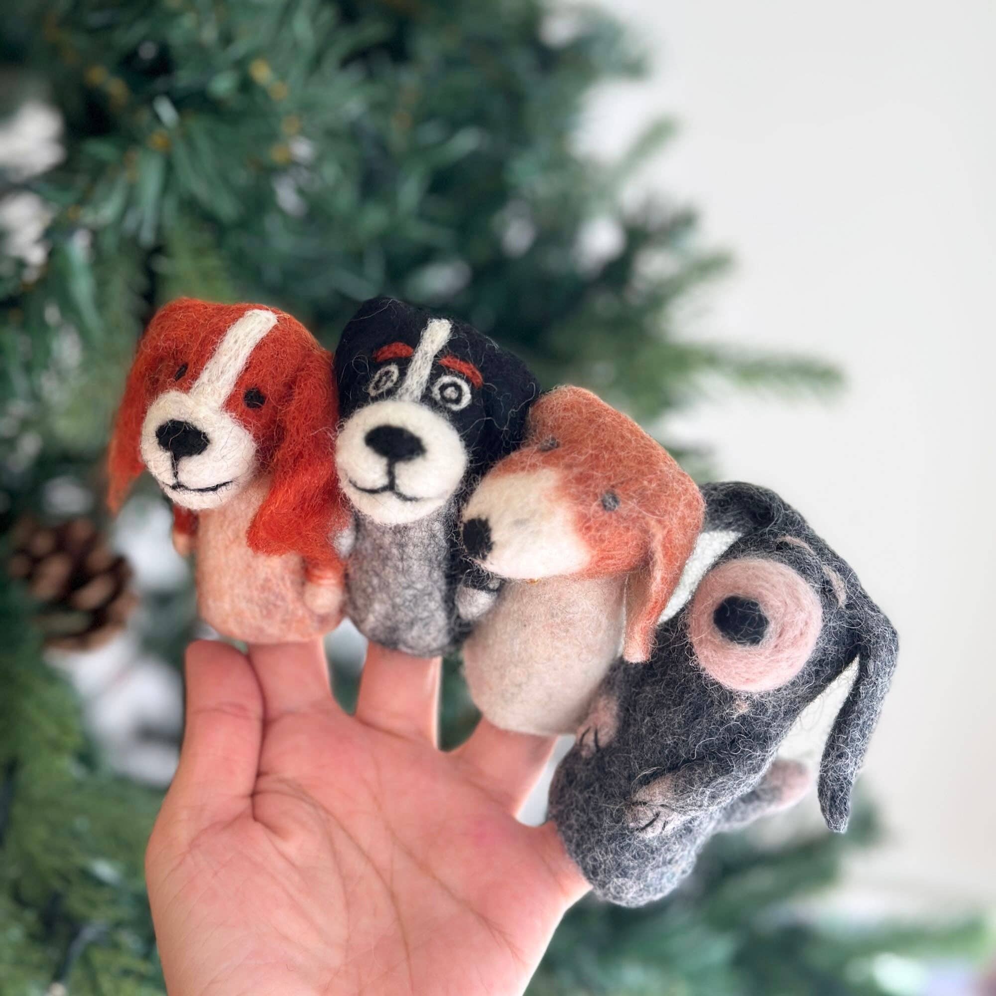 Dog Finger Puppet