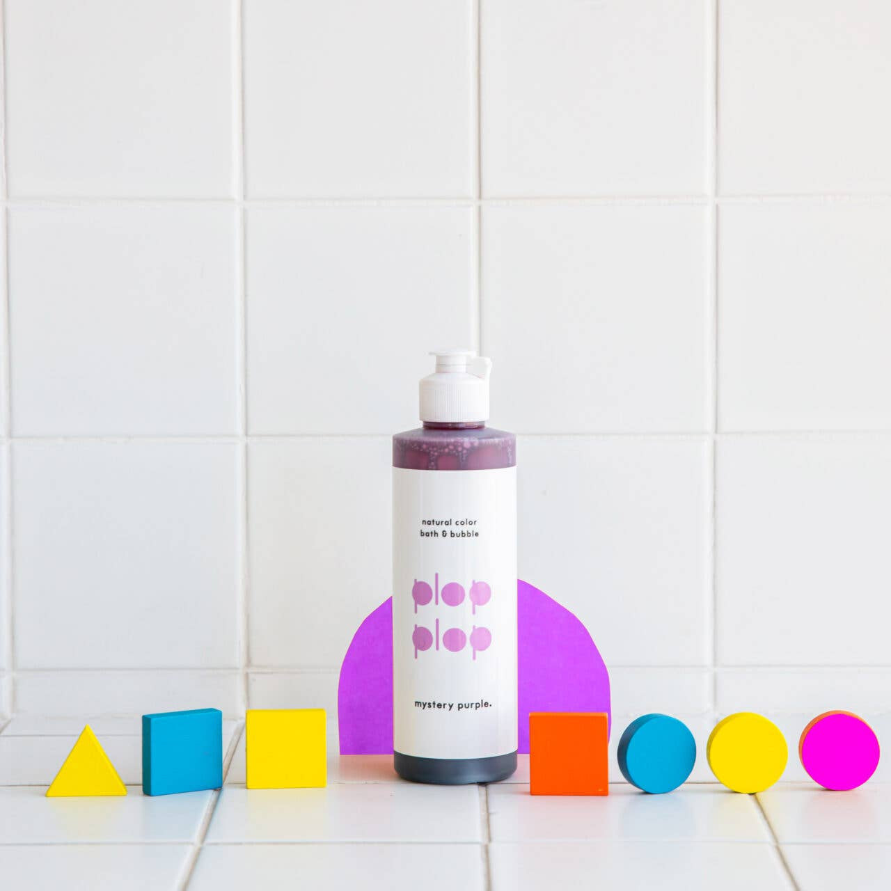 Plop Plop Natural Color Bubble Bath - Mystery Purple (230g)r