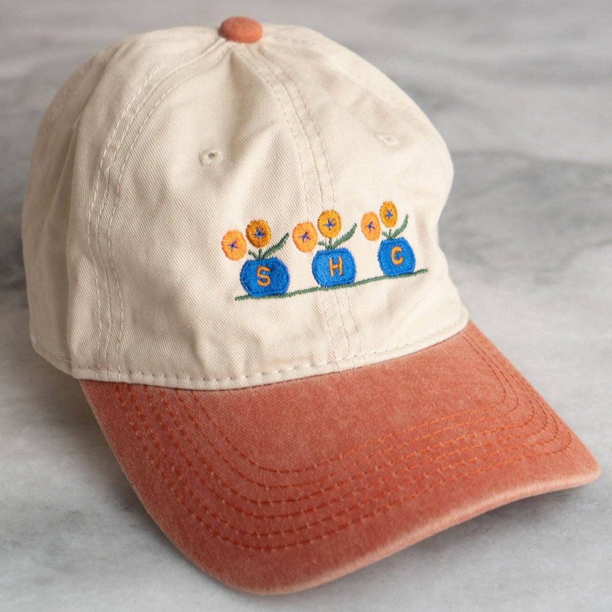 Flower Pots Two-Tone Dad Hat