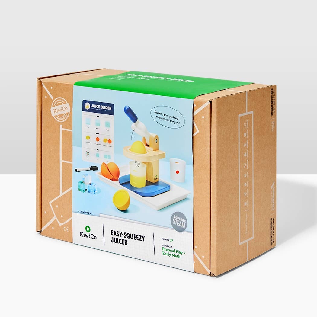 KidiCo Easy-Squeeze Juicer packaging on a white background