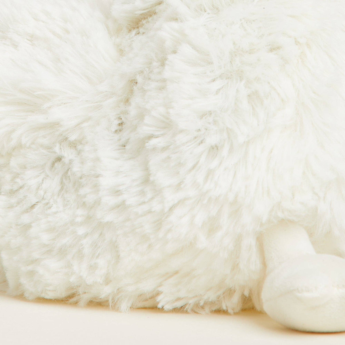 Close-up of white fluffy material