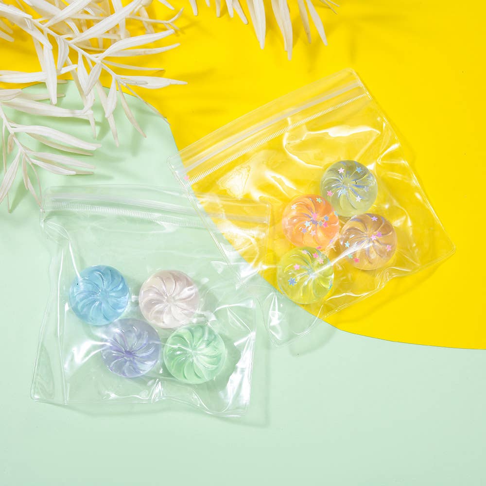 Mini maltose dumpling squishy toy for stress relief-4pack