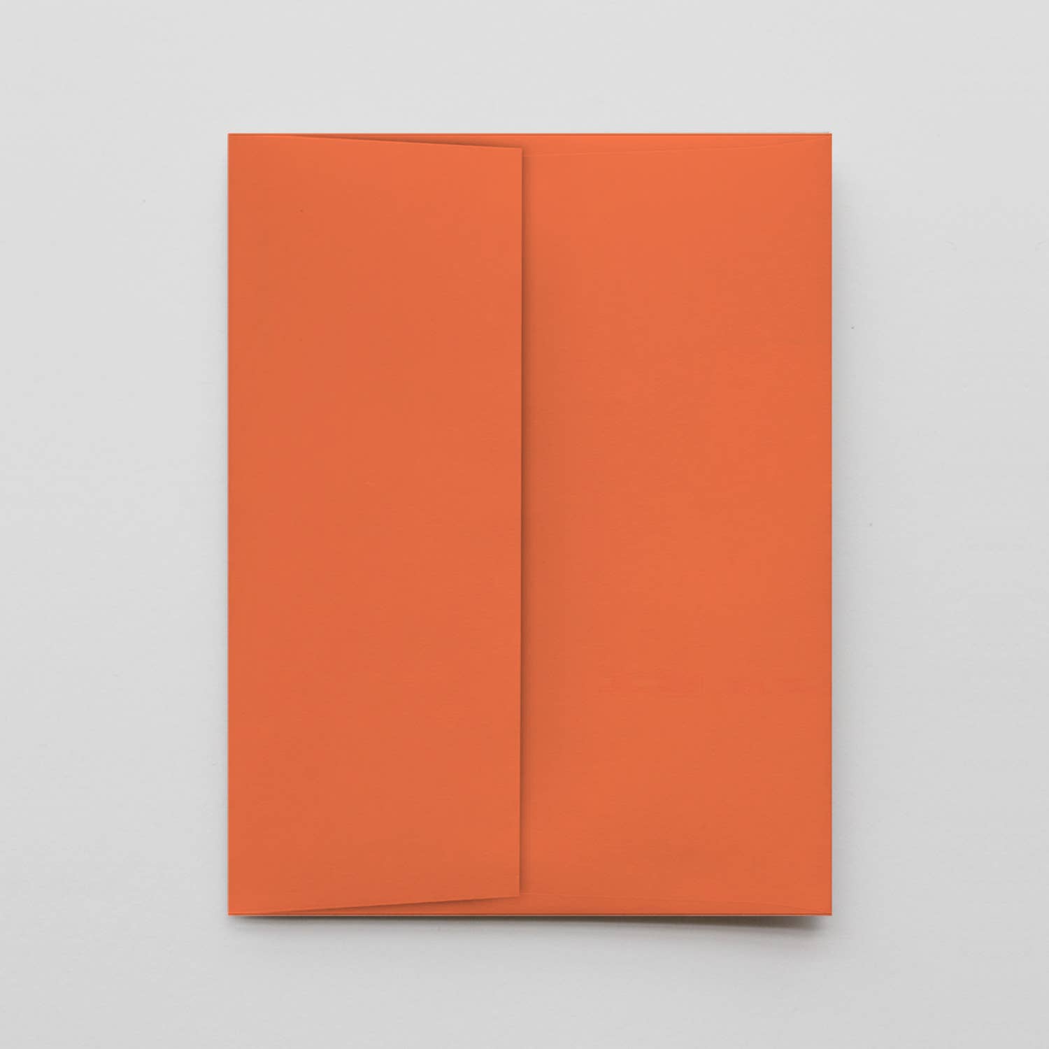 Orange envelope on a light gray background