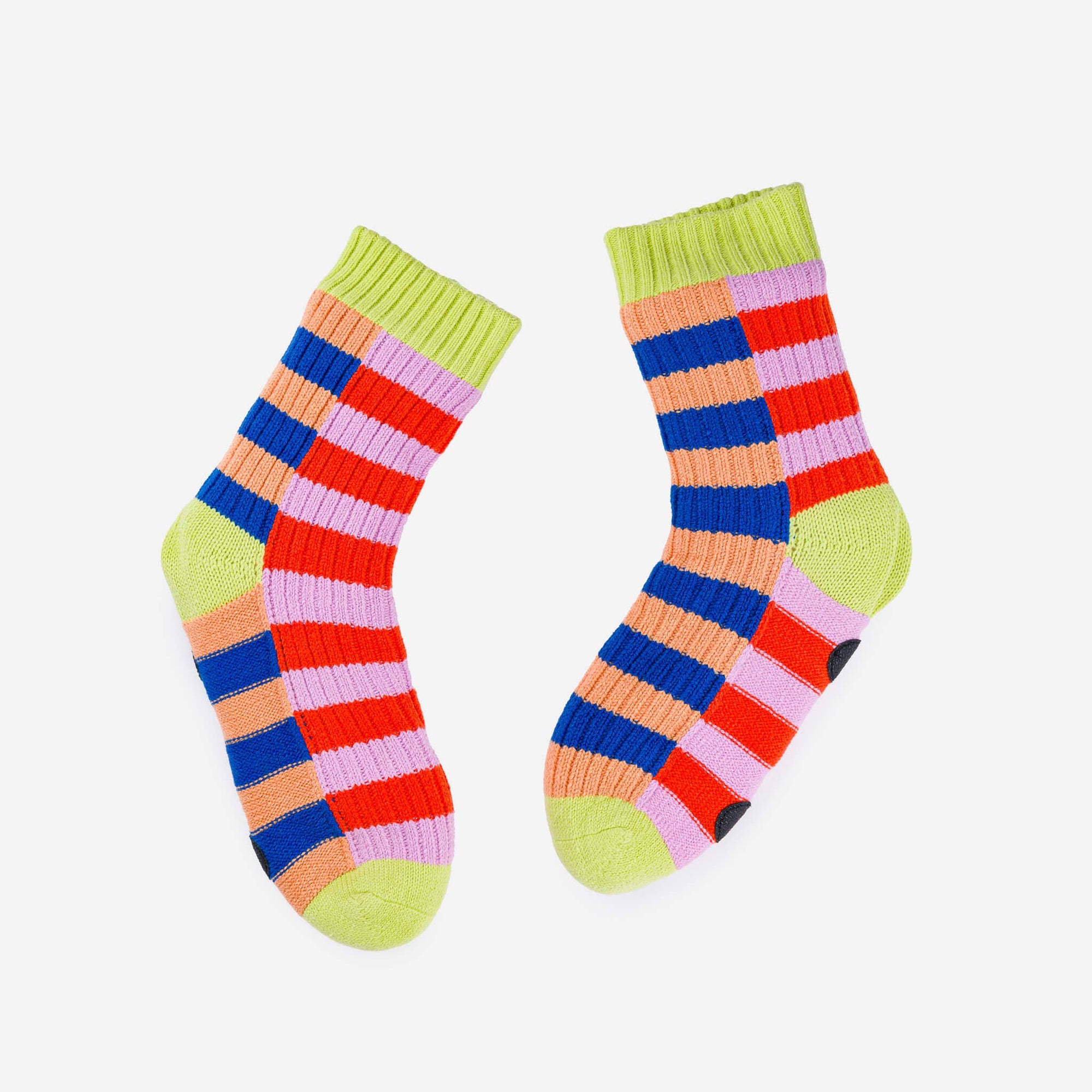 Super Stripe Knit House Socks