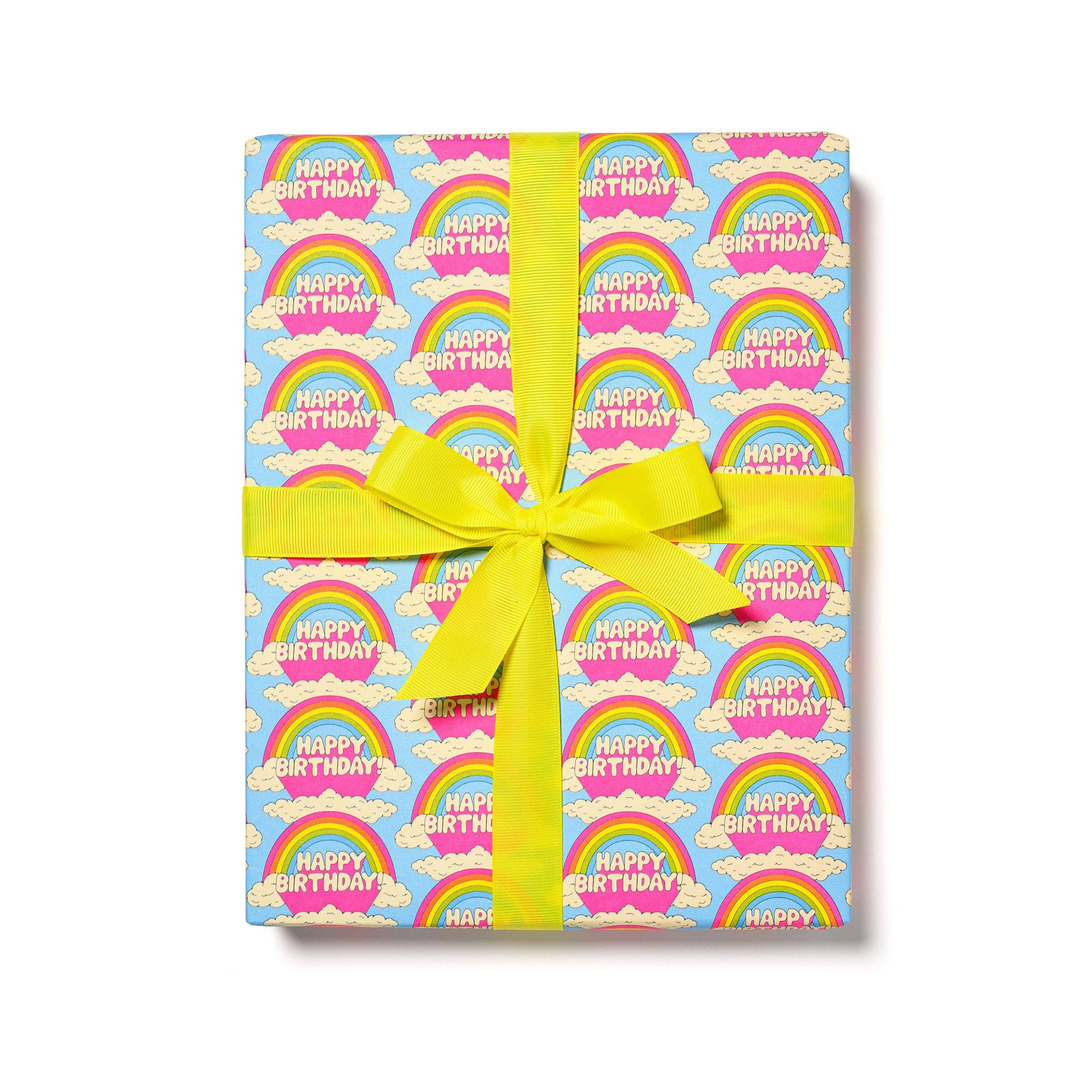 All Over Rainbows wrapping papers -roll of 3 sheets