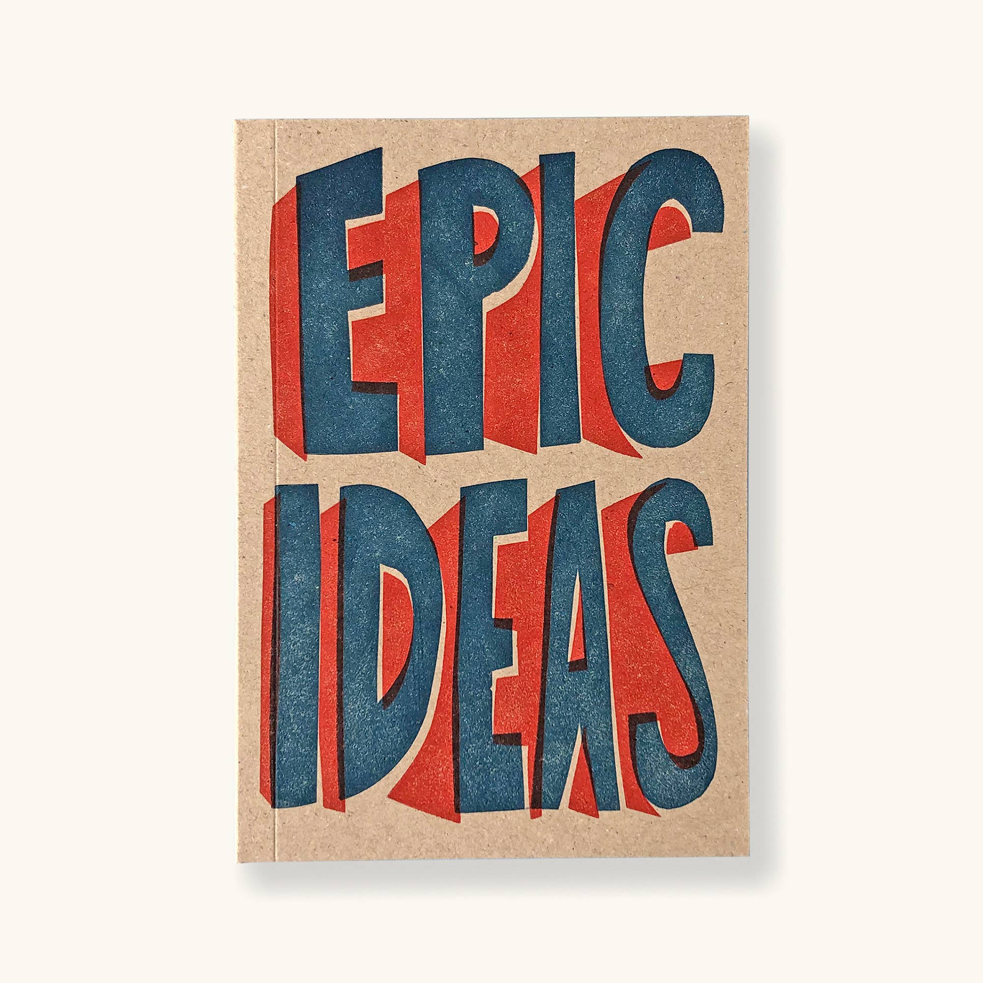 Letterpress Epic Ideas Notebook