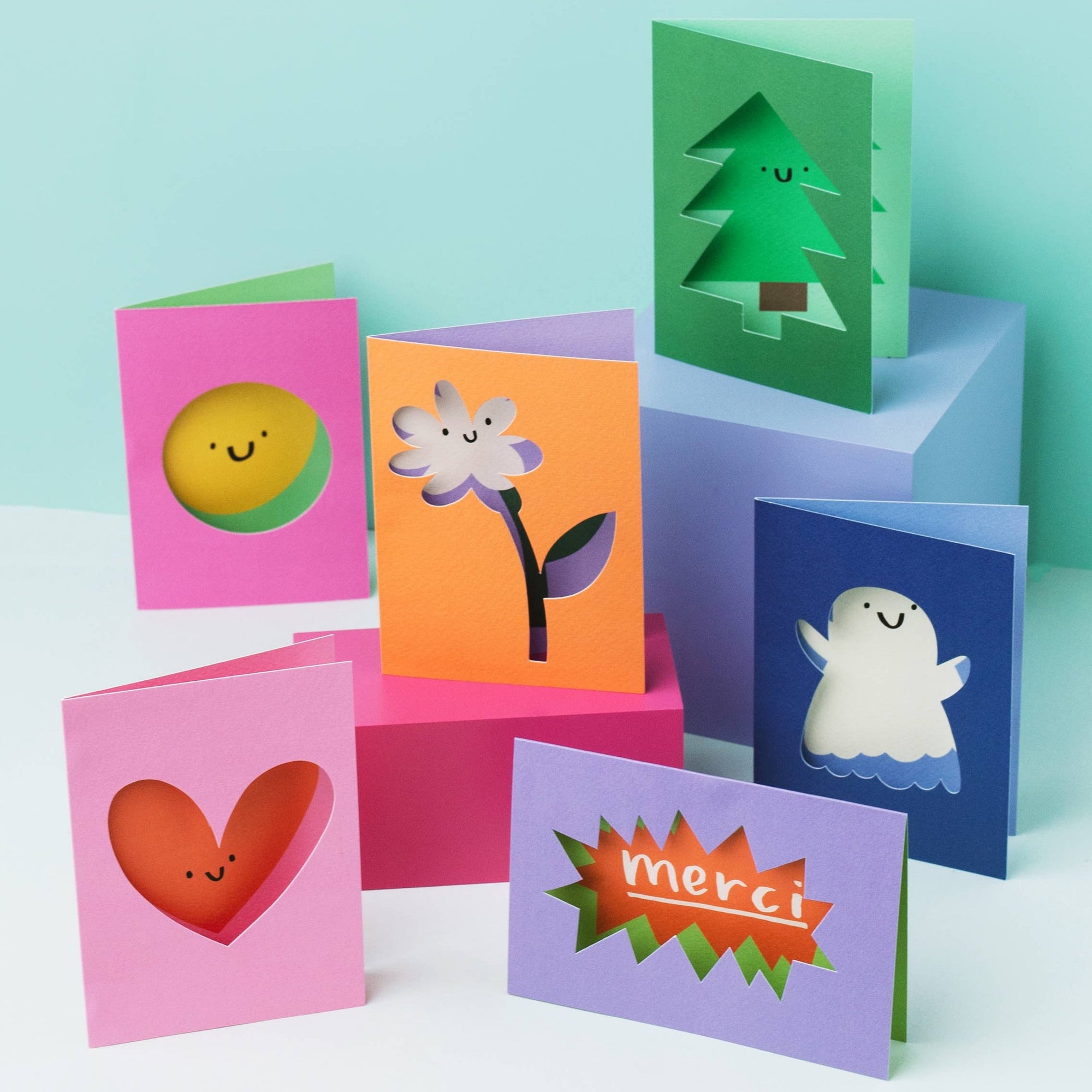 Christmas Tree Card - Die Cut