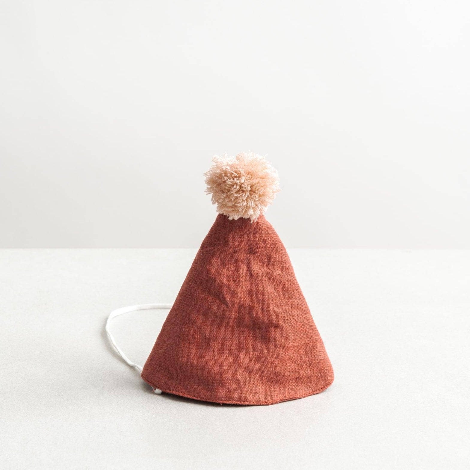 Linen Birthday hat