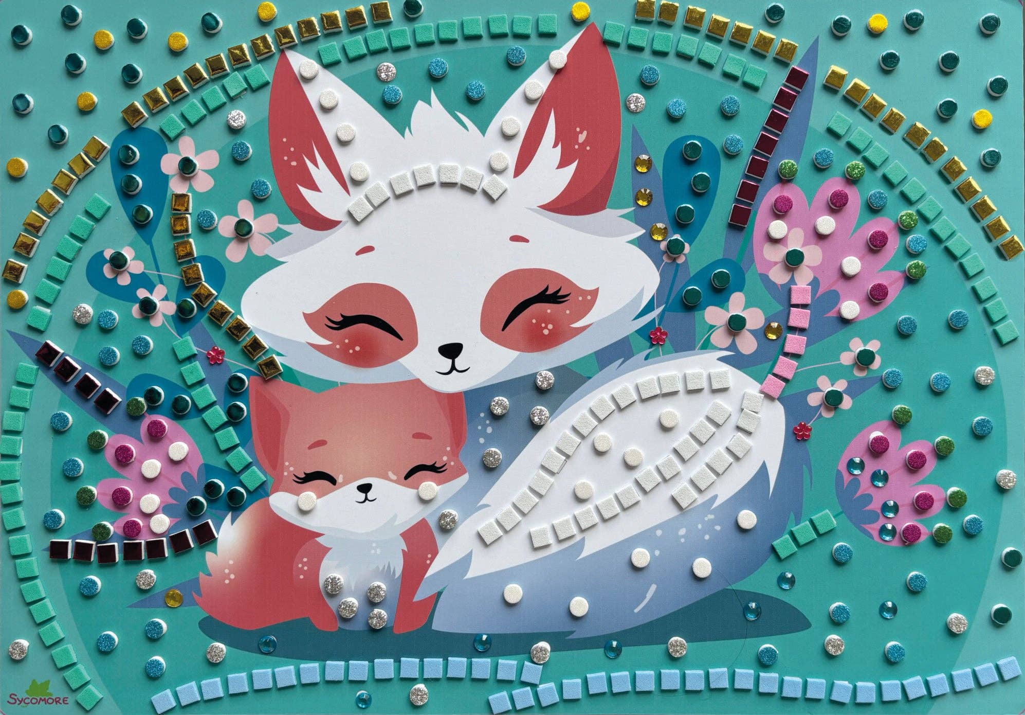Stick'N Fun - XL Mosaics Cuddly Animals
