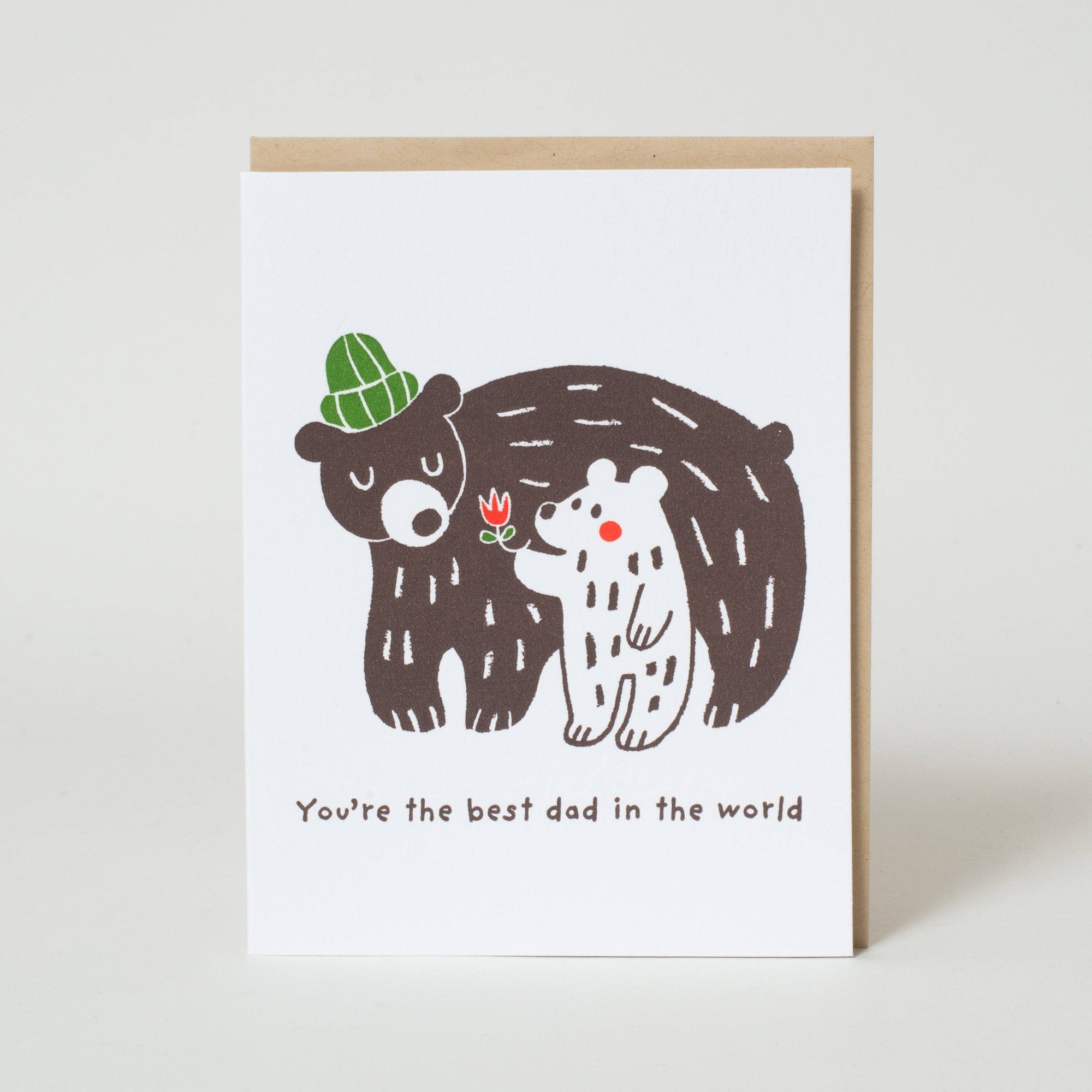 Best Dad Ever Bears Greeting Card by Fugu Fugu