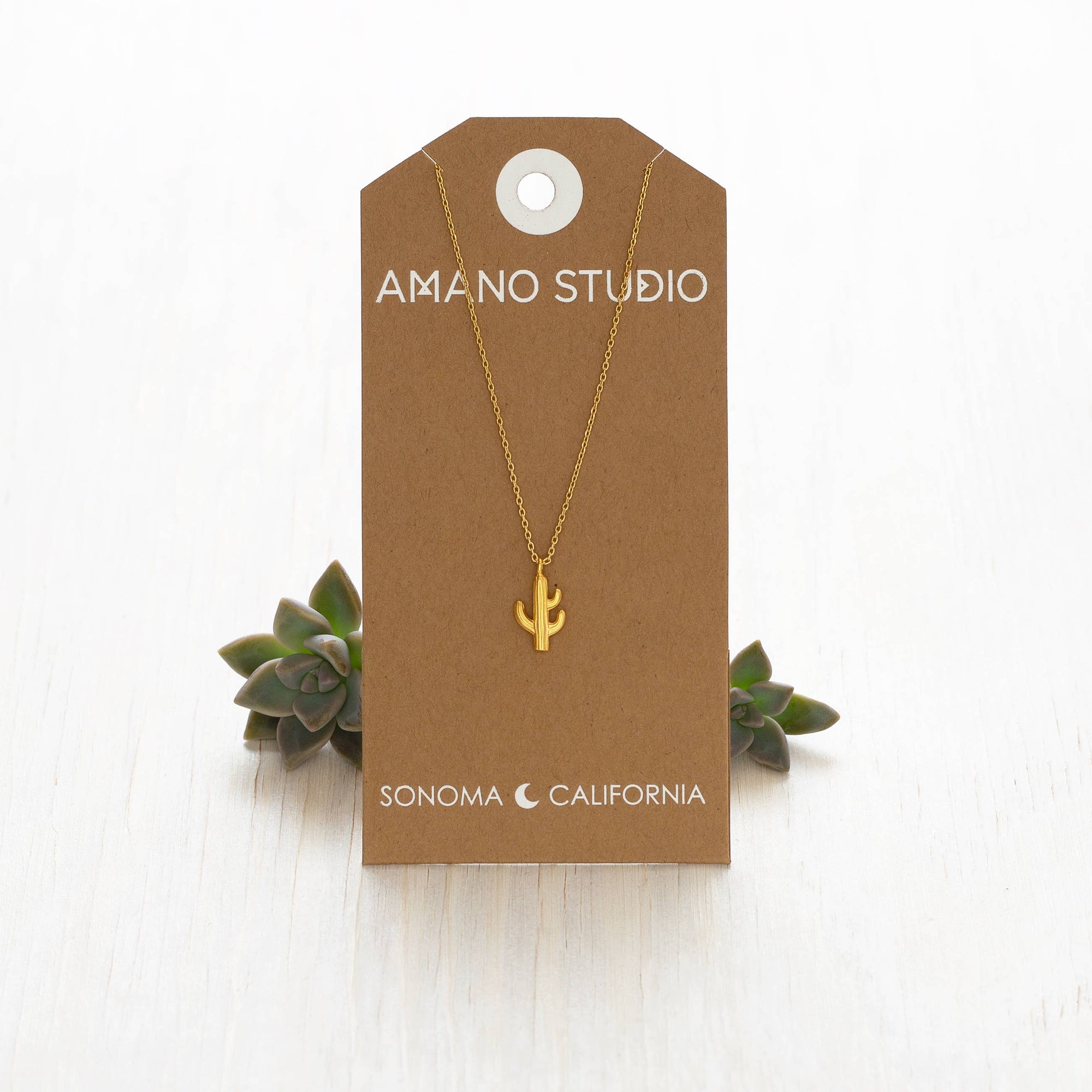 Saguaro Cactus necklace