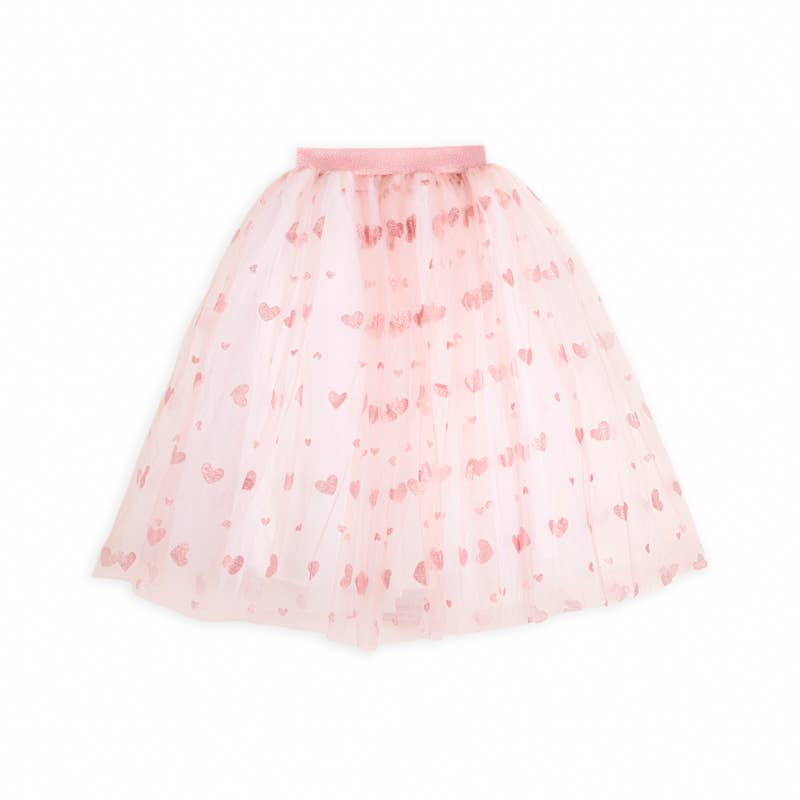 The long sequined heart petticoat