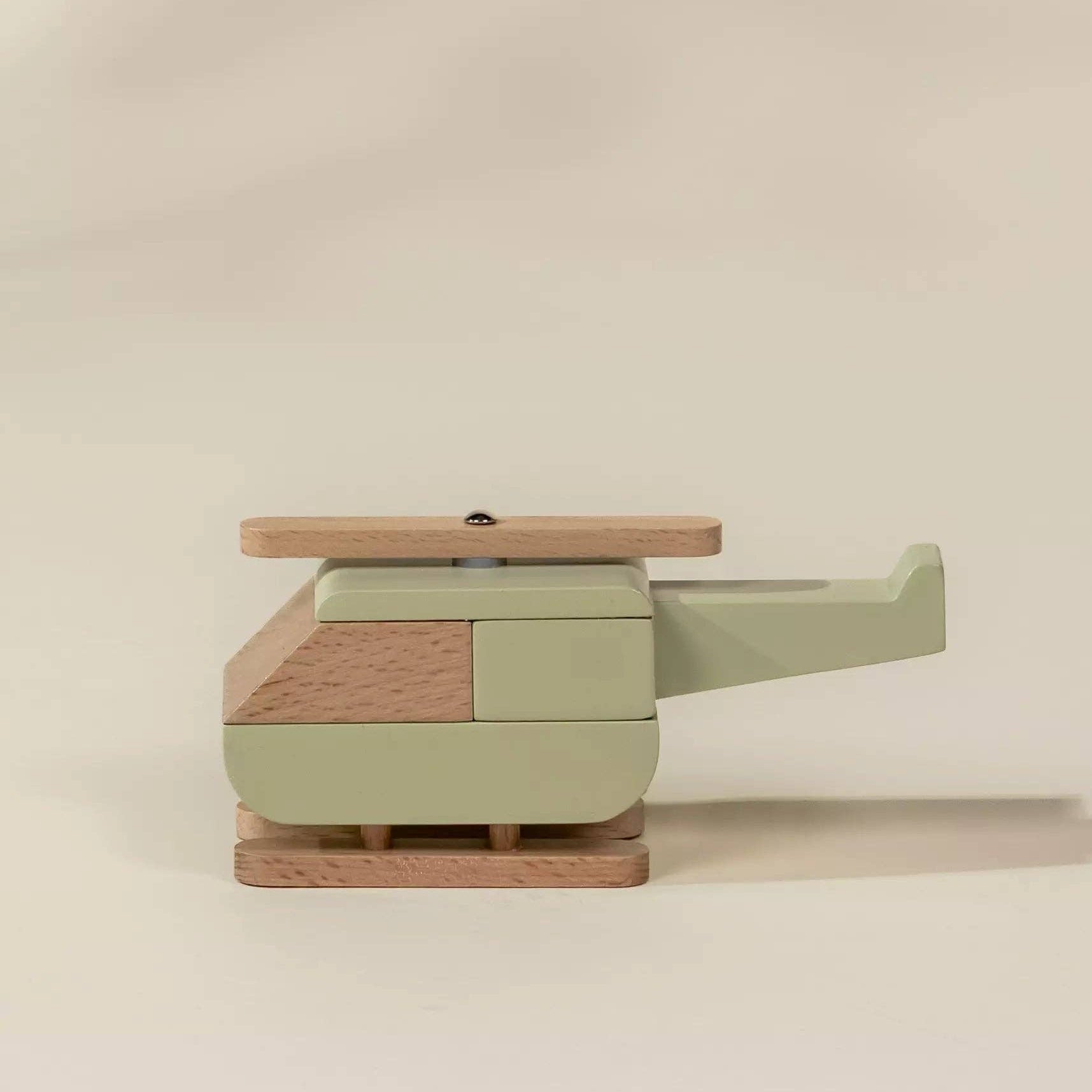 Wooden Vehicle - Helicopter
