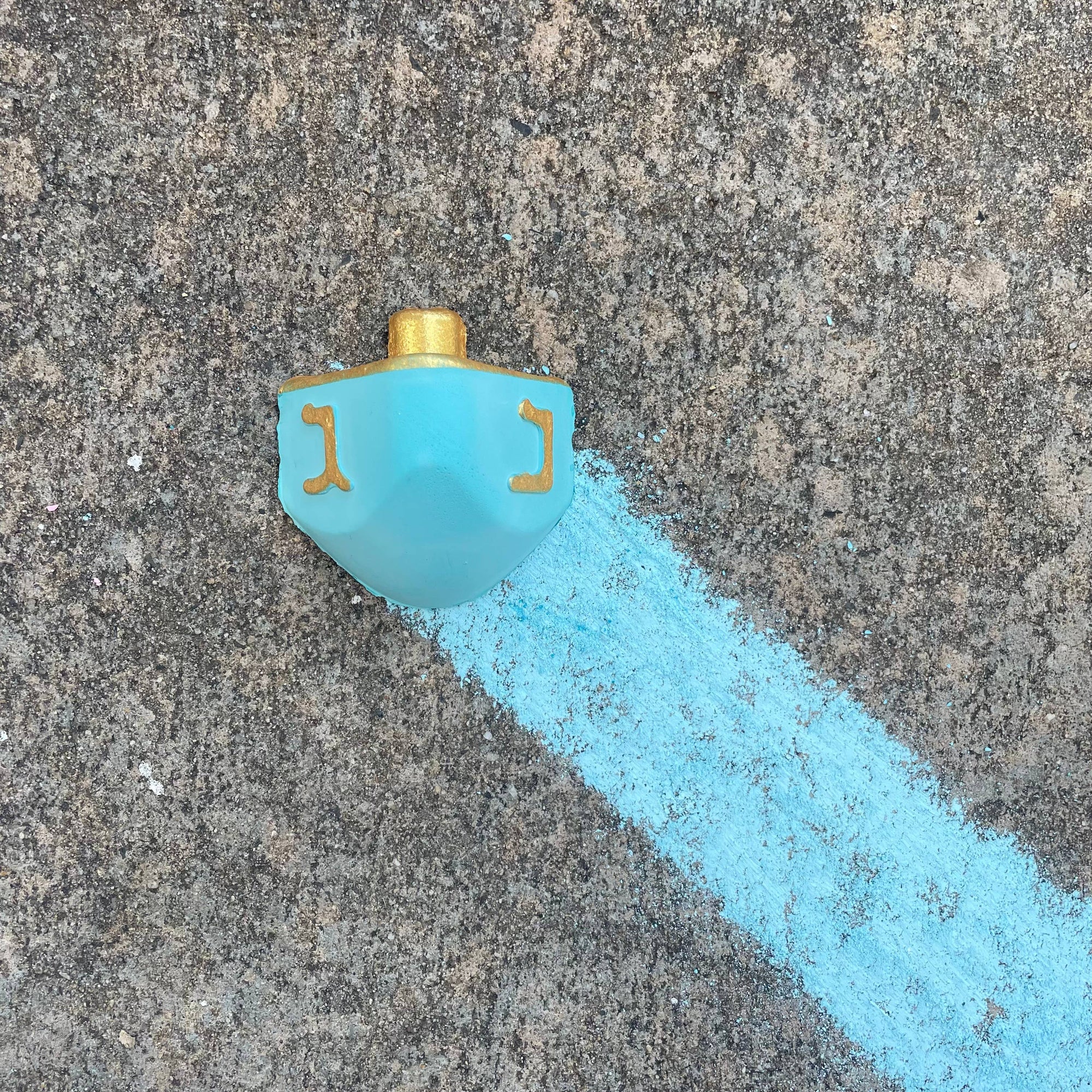 1 DREIDEL | HANDMADE SIDEWALK CHALK