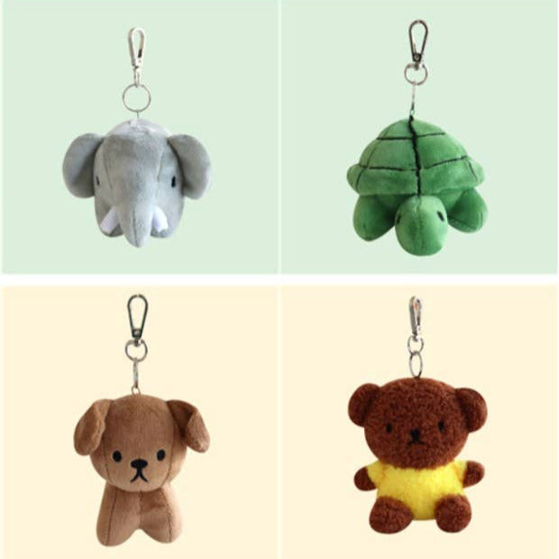 Miffy & Friends Fluffy Key Chain Bag Charms