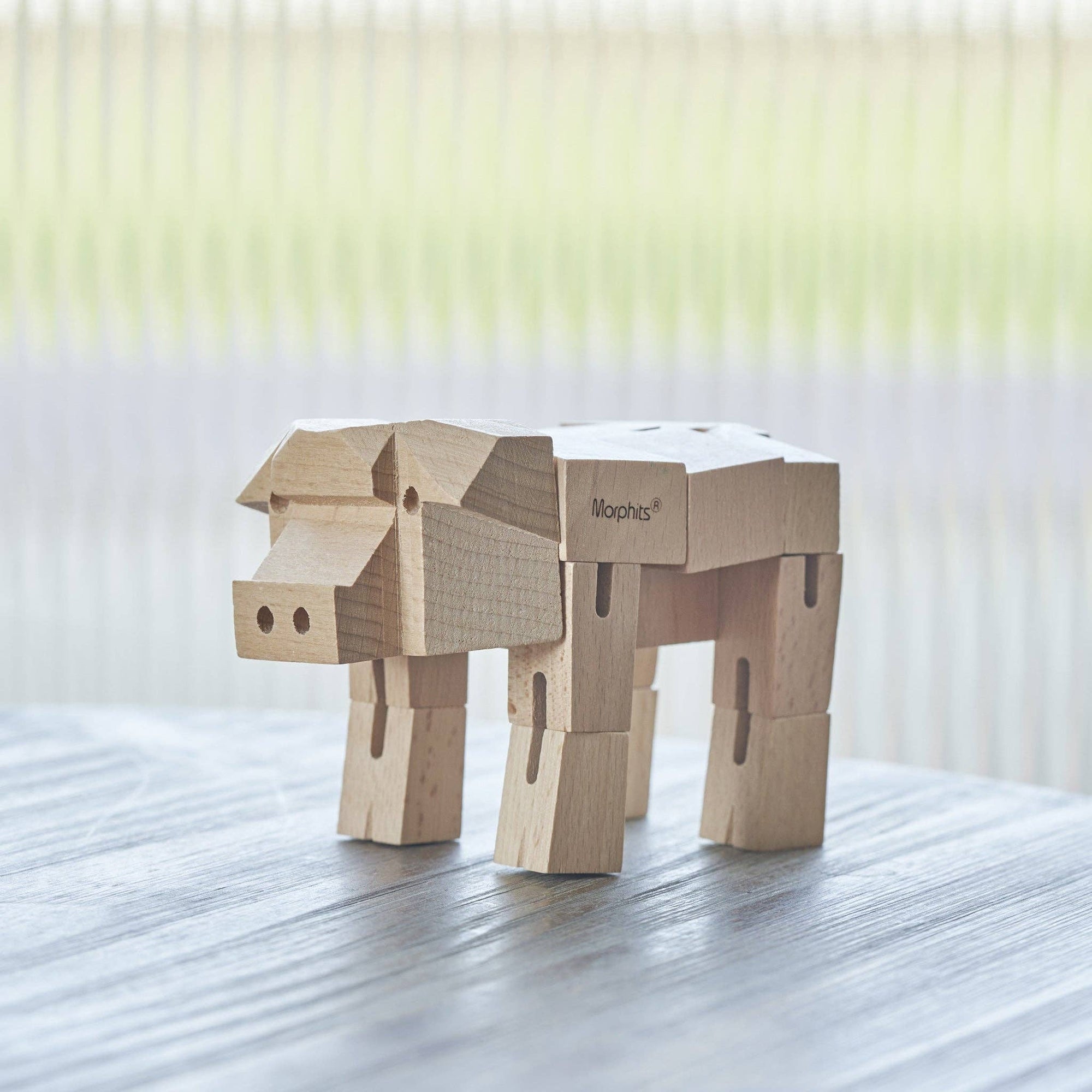 Morphits Pig Wooden Toy