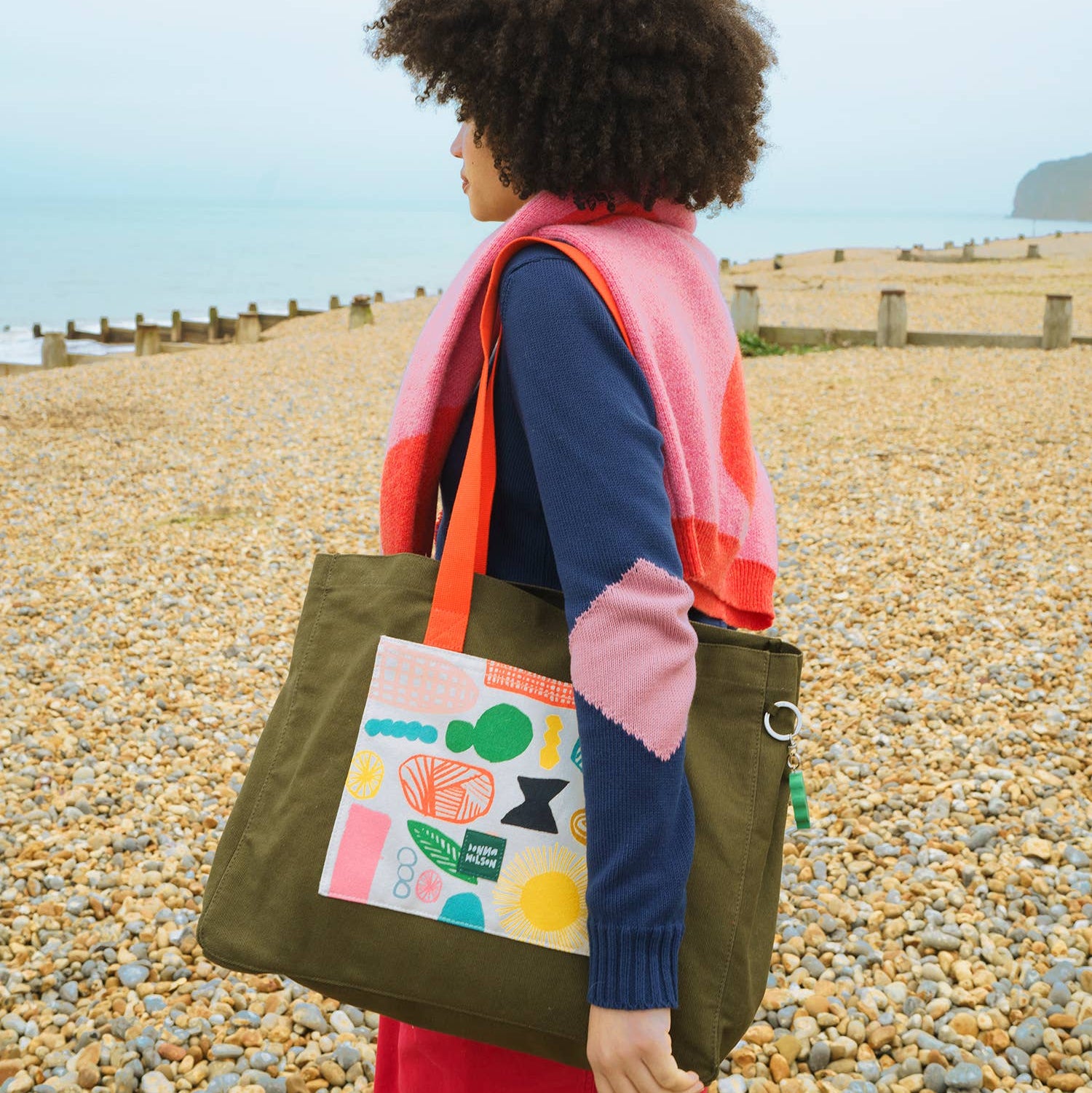 Large Doodle Everything Shopper