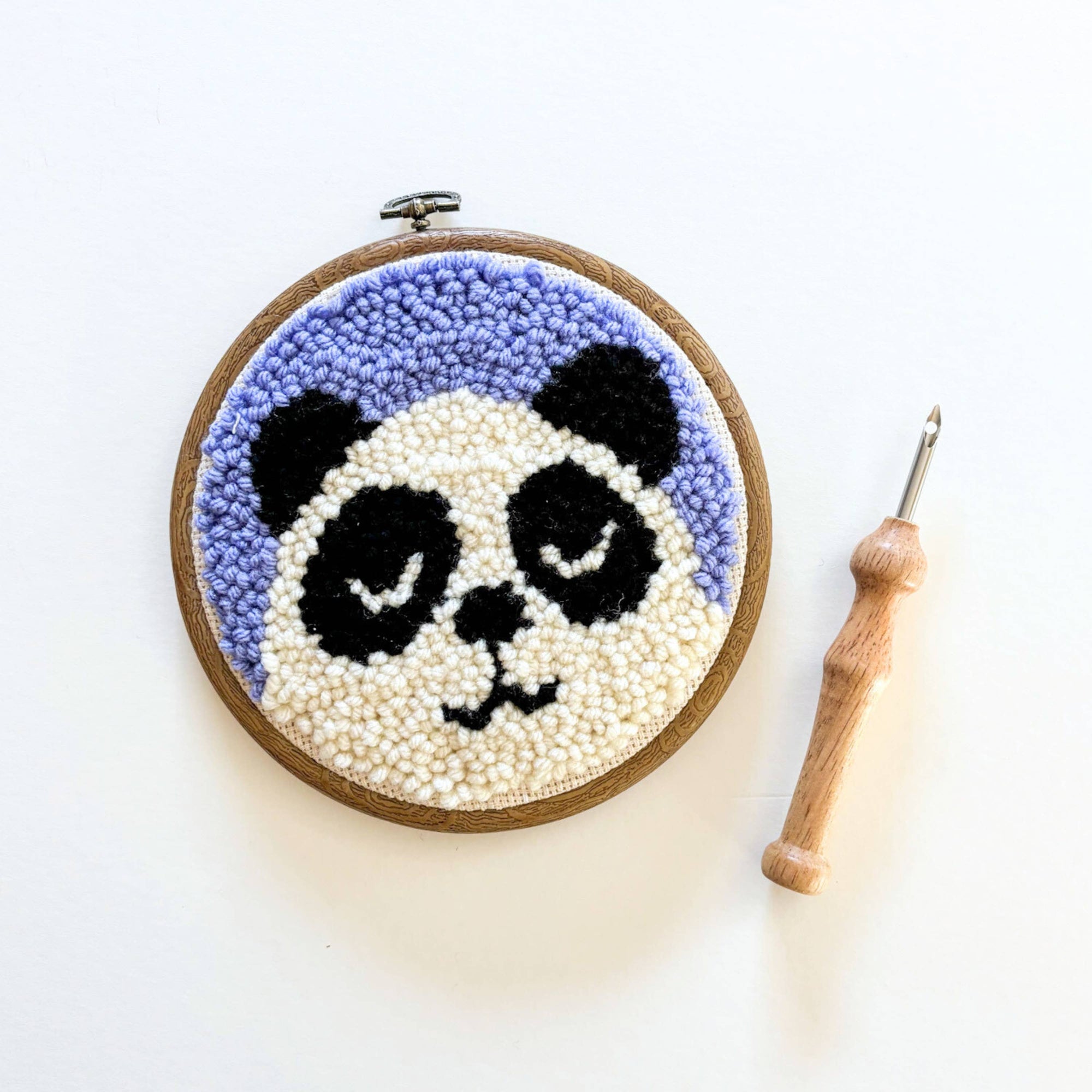 Panda Bear Punch Needle Kit -Beginner Kits