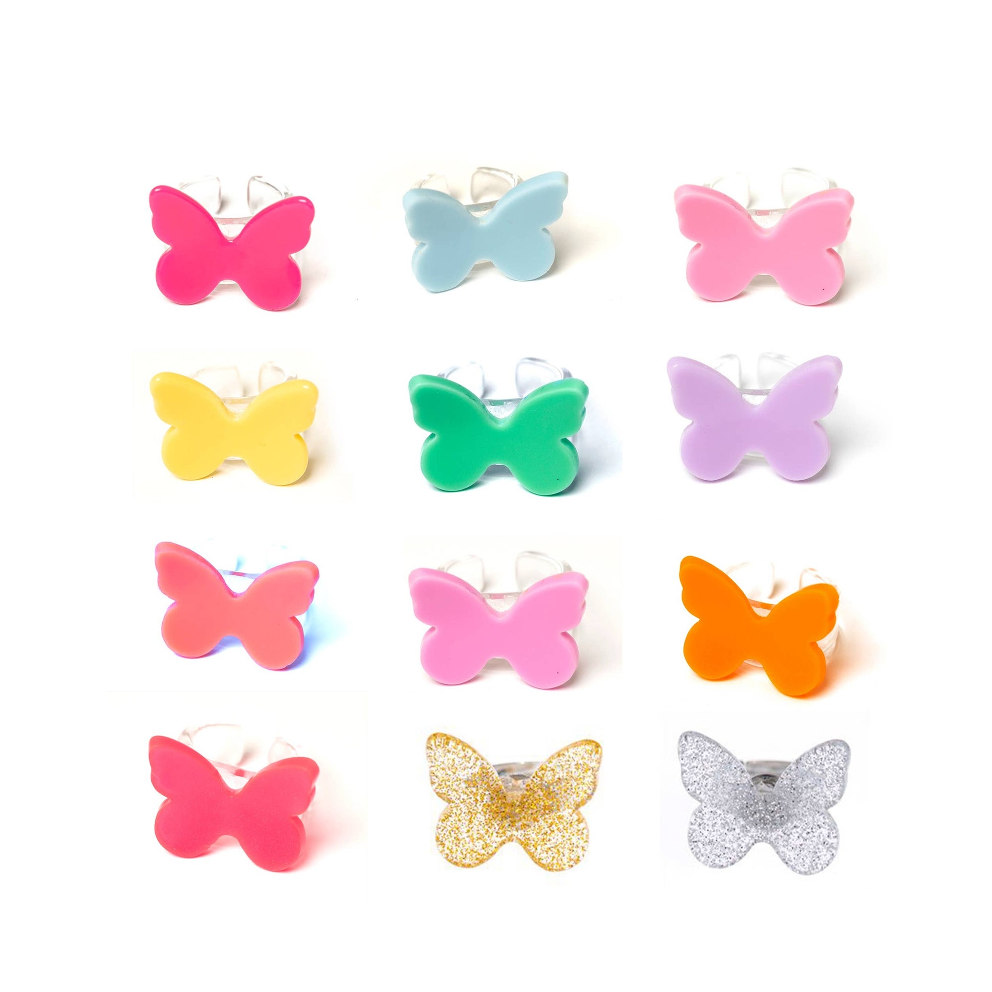 Butterfly Colorful Rings